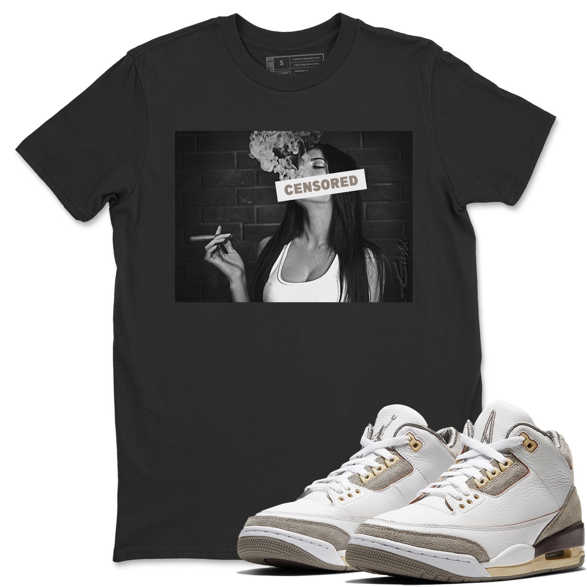 Censored Unisex Tops - Air Jordan 3 A Ma Maniere