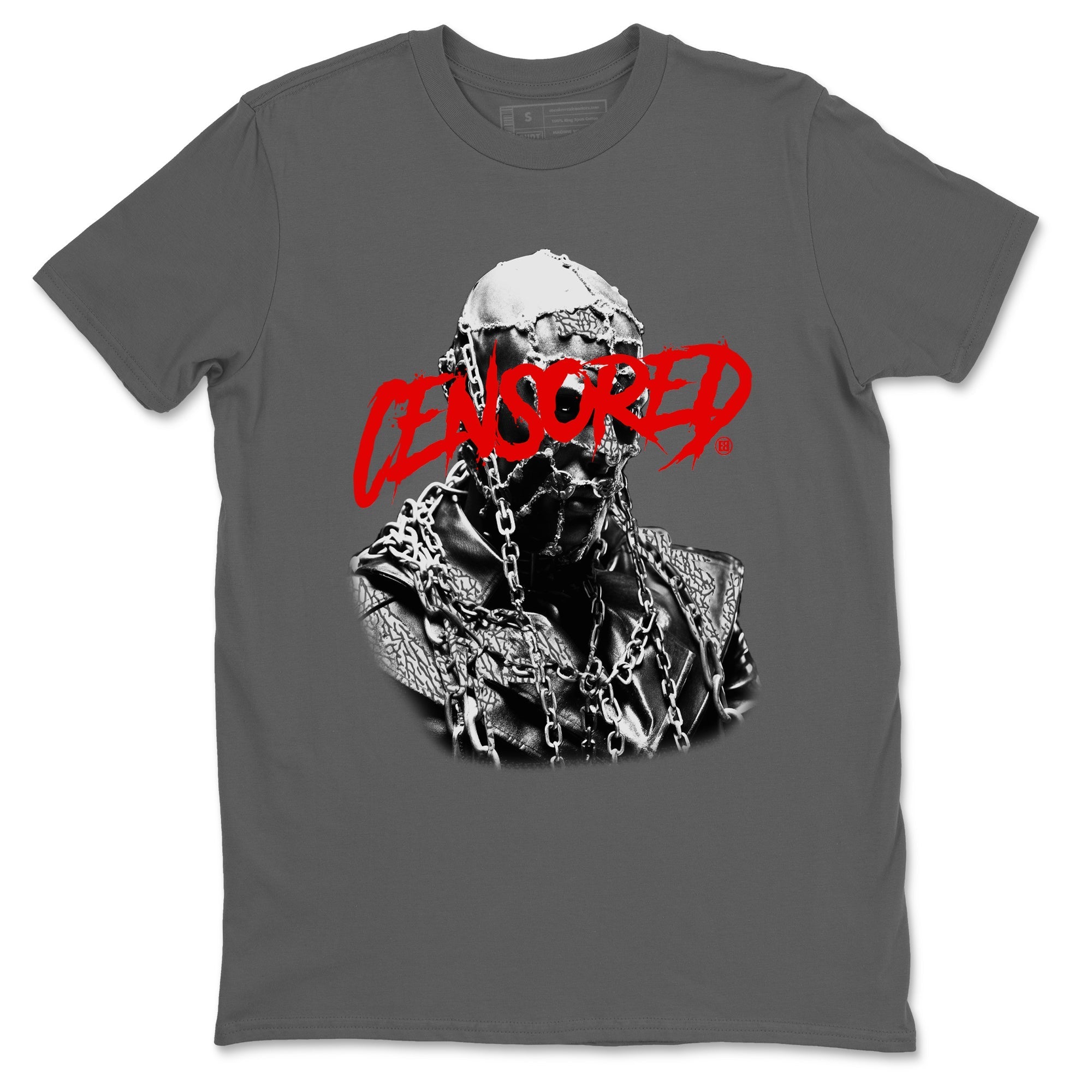 Censored Graphic snkmatch Tees - Air Jordan 3 Black Cement