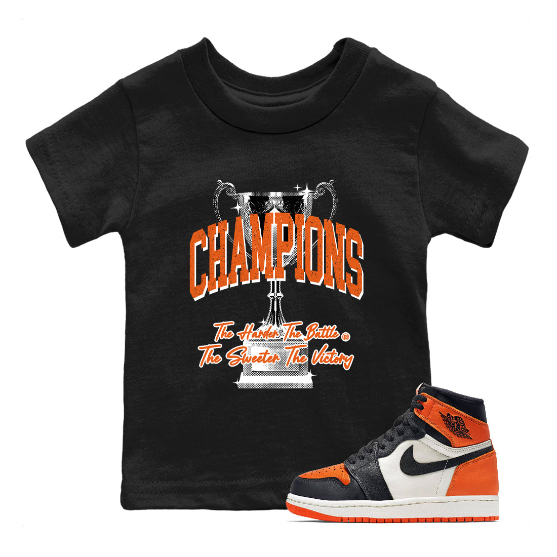Champions Trophy snkmatch Tees Kids - Air Jordan 1 Shattered Backboard