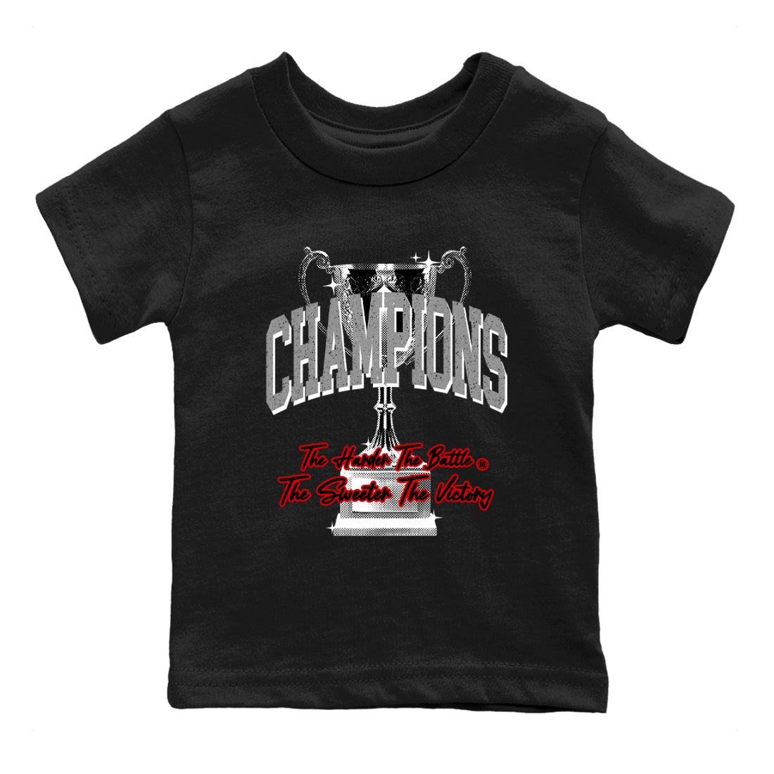 Champions Trophy snkmatch Tees Kids - Air Jordan 4 White Cement