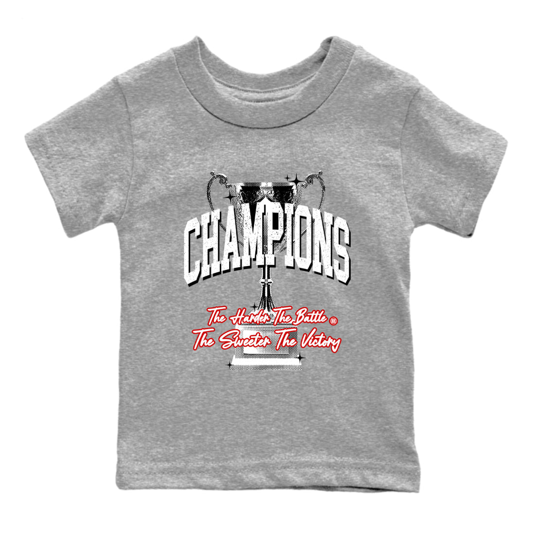 Champions Trophy snkmatch Tees Kids - Air Jordan 4 White Cement