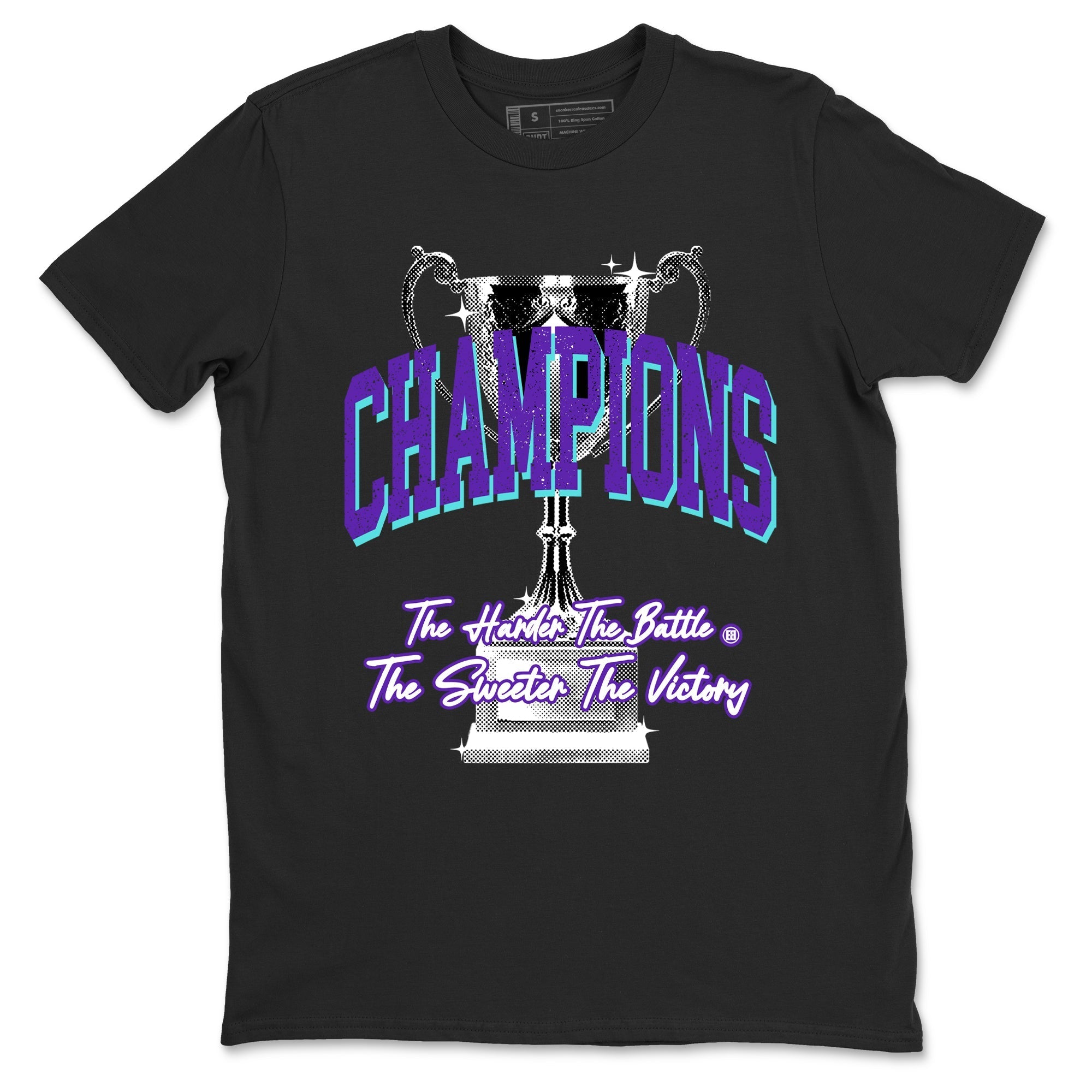 Champions Trophy snkmatch Tees - Air Jordan 5 Grape