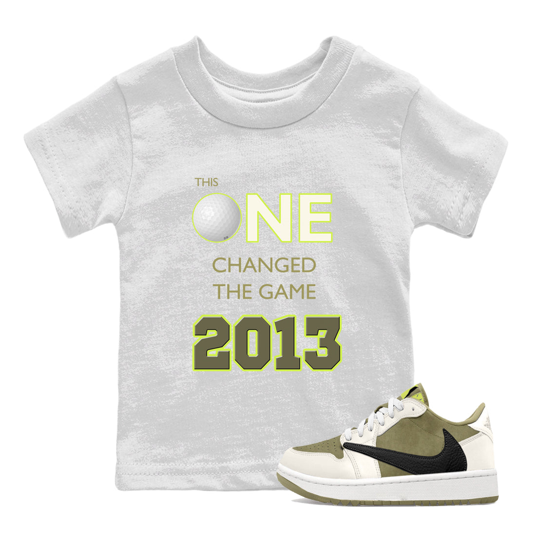 Changed The Game snkmatch Tee Kids - Air Jordan 1 Travis Scott Golf