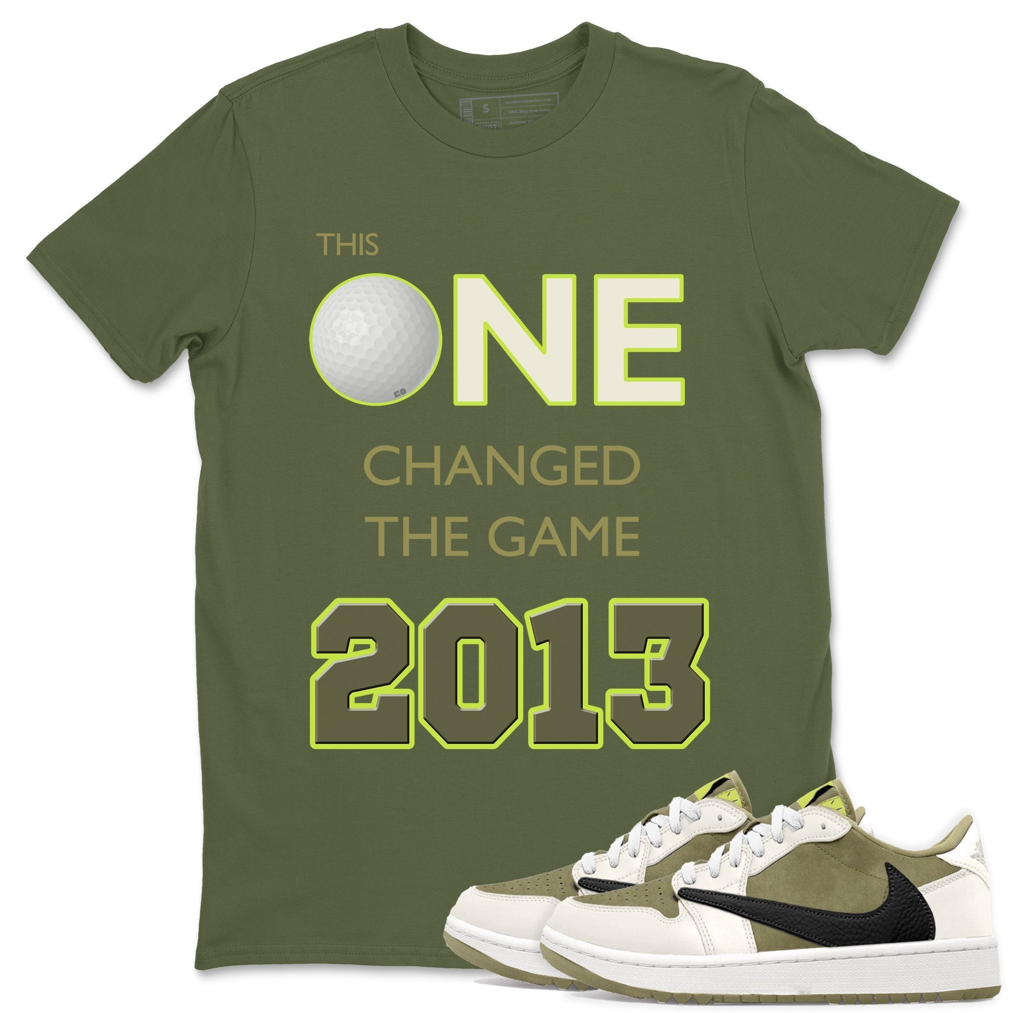 Changed The Game snkmatch Tee - Air Jordan 1 Travis Scott Golf