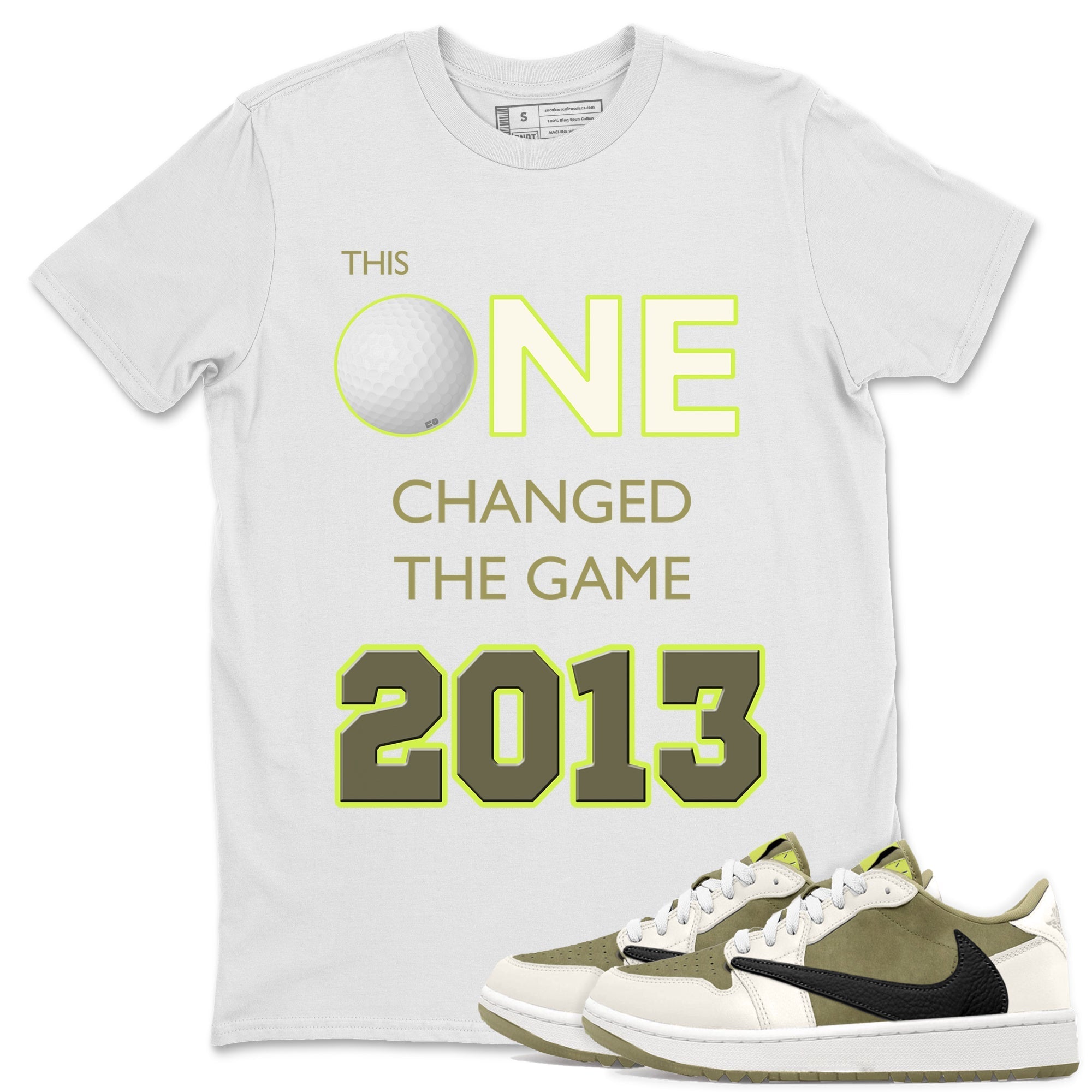 Changed The Game snkmatch Tee - Air Jordan 1 Travis Scott Golf