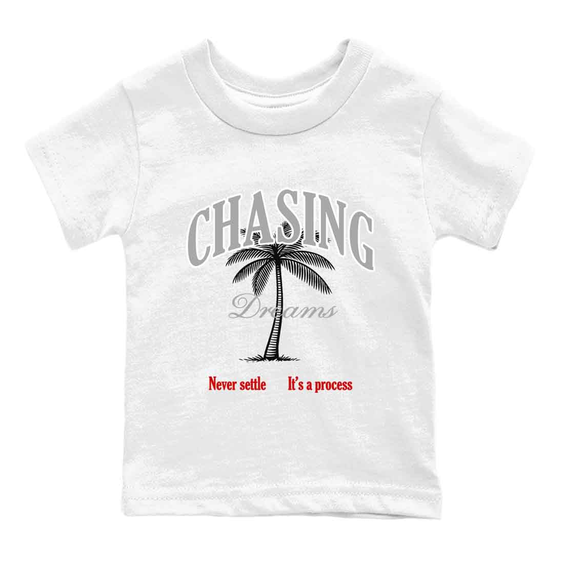 Chasing Dreams snkmatch Tees Kids - Air Jordan 4 White Cement