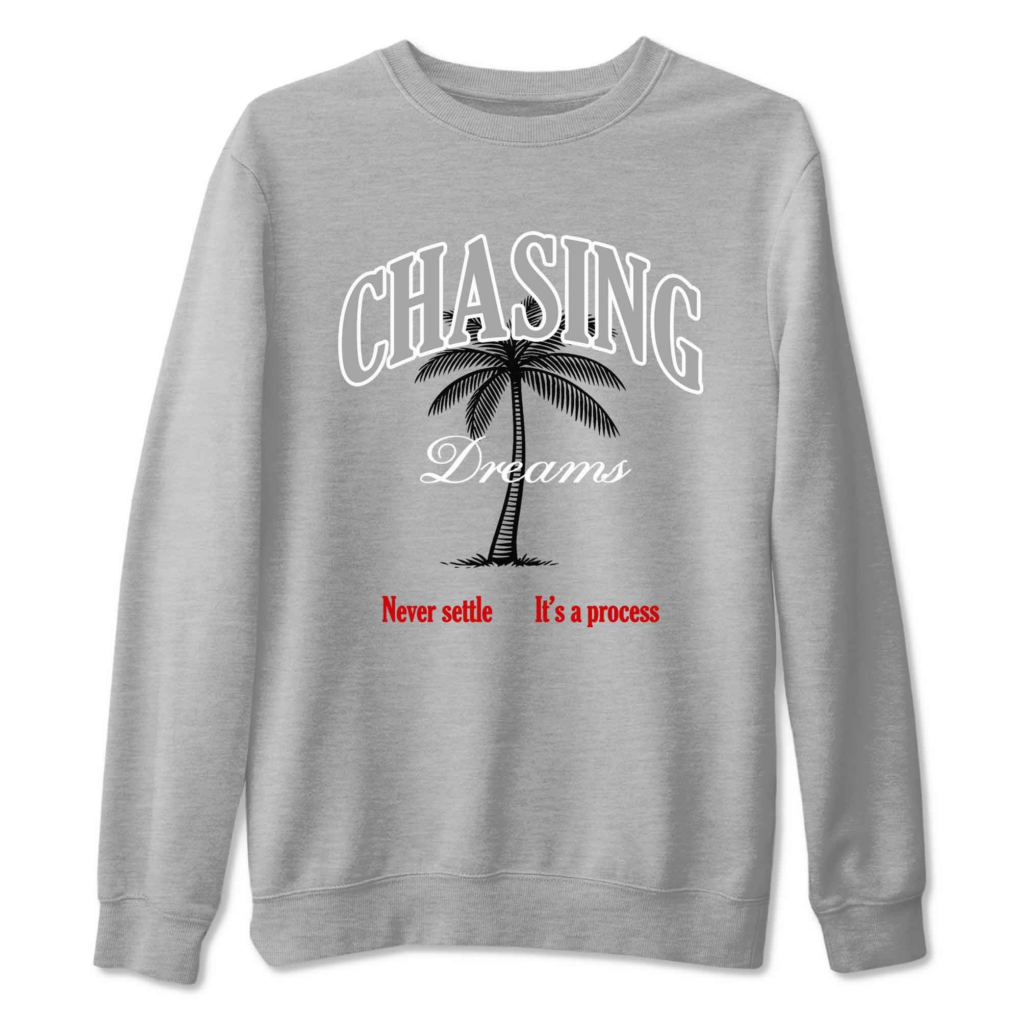 Chasing Dreams snkmatch Tees - Air Jordan 4 White Cement