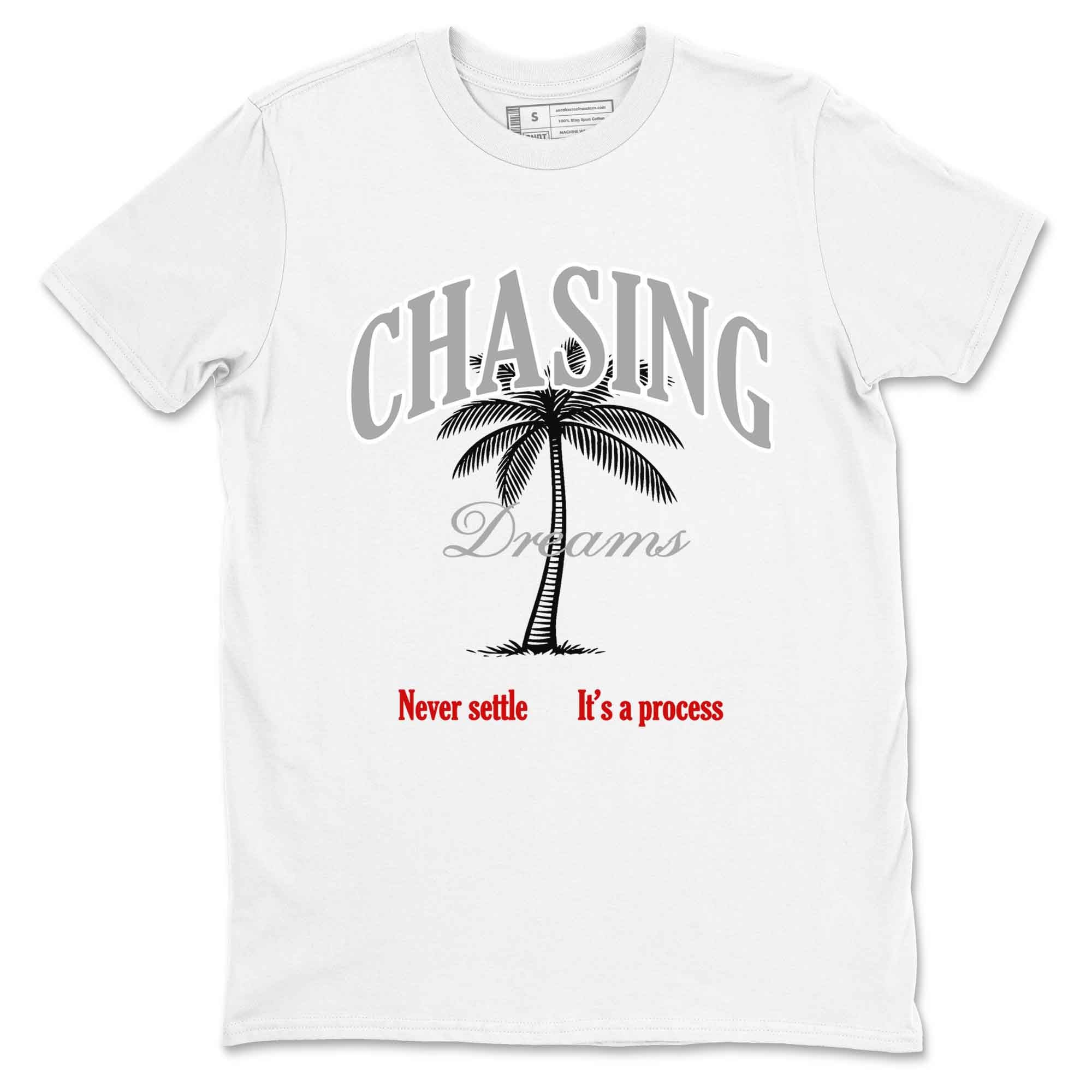 Chasing Dreams snkmatch Tees - Air Jordan 4 White Cement