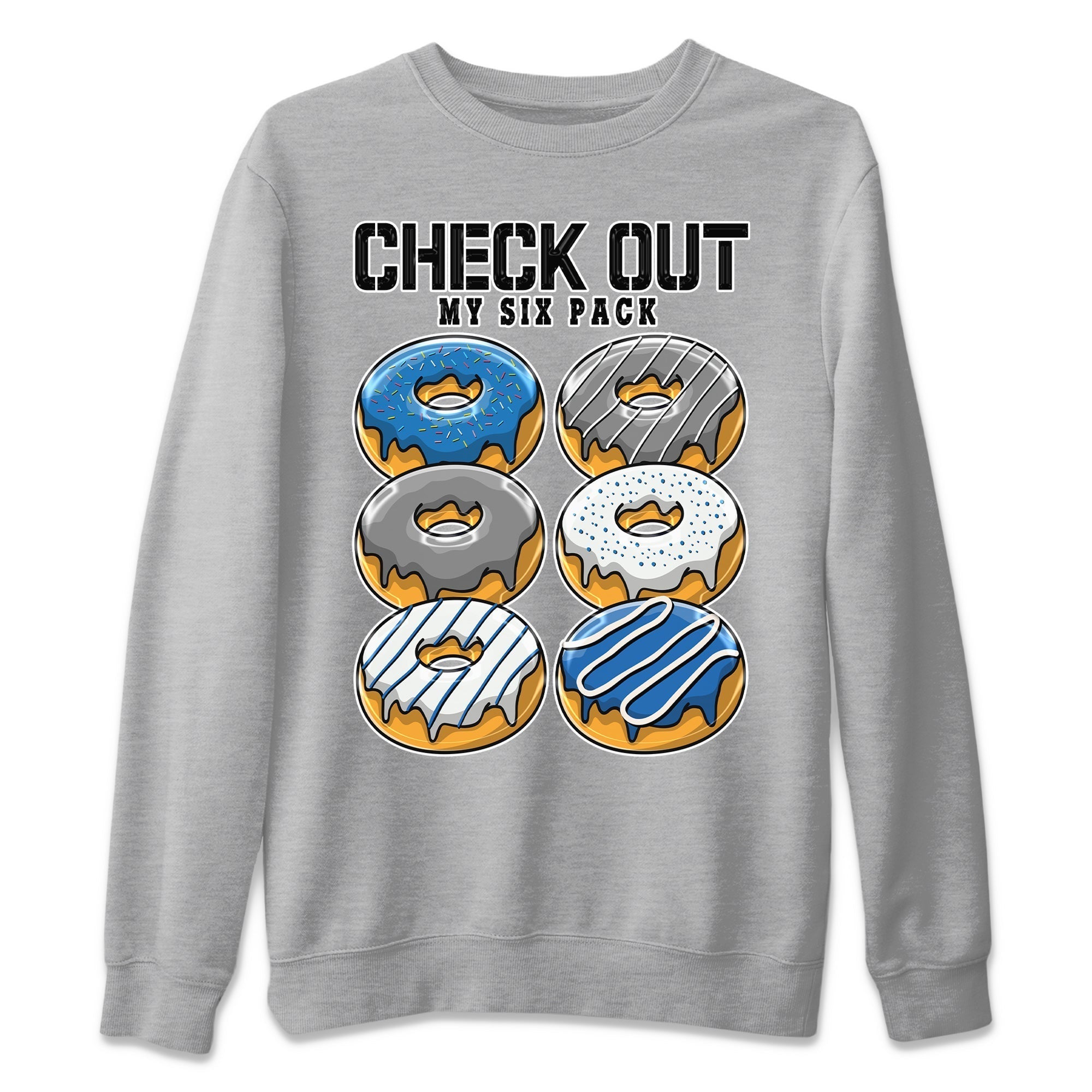 Check Out My Six Pack Unisex Tops - Air Jordan 1 True Blue
