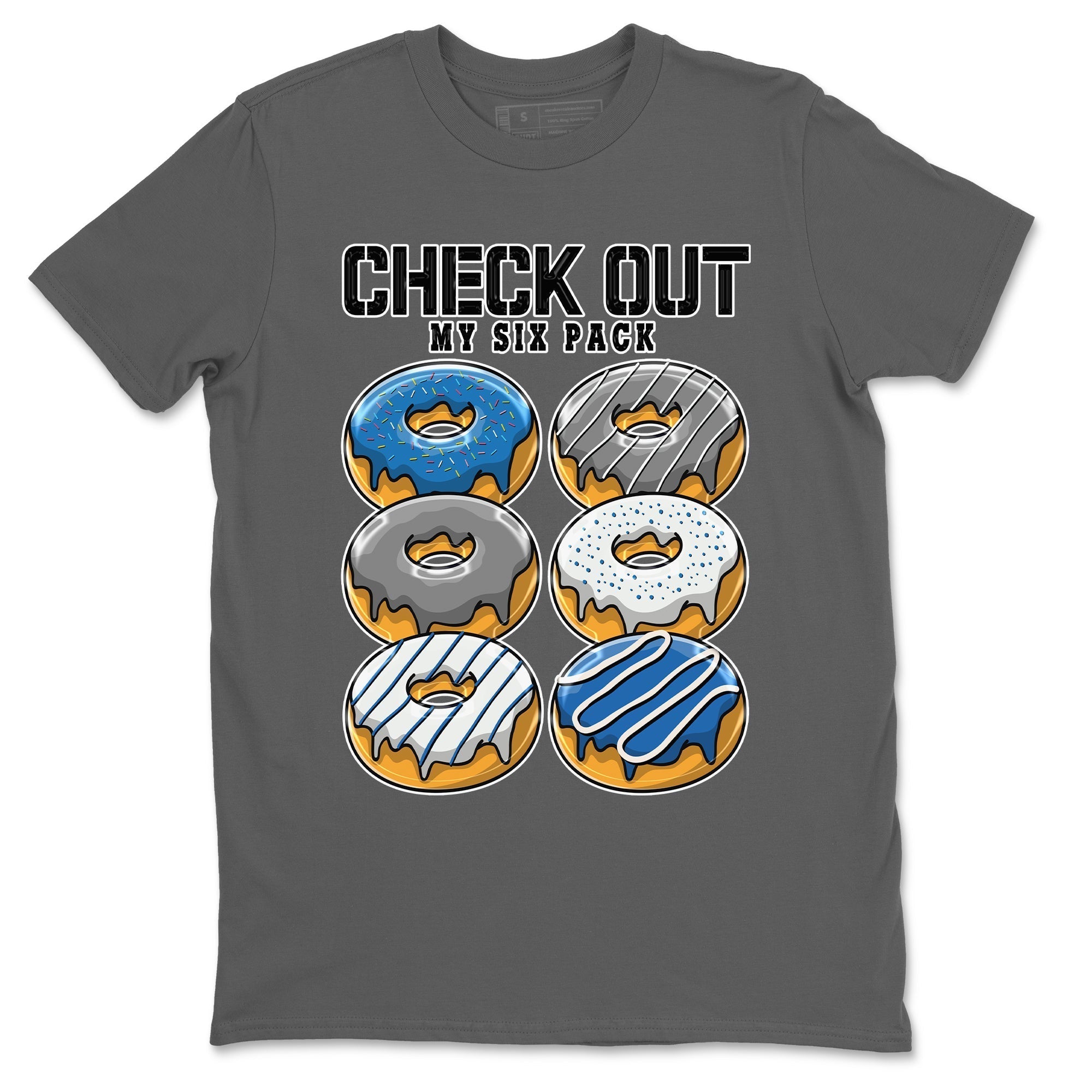 Check Out My Six Pack Unisex Tops - Air Jordan 1 True Blue