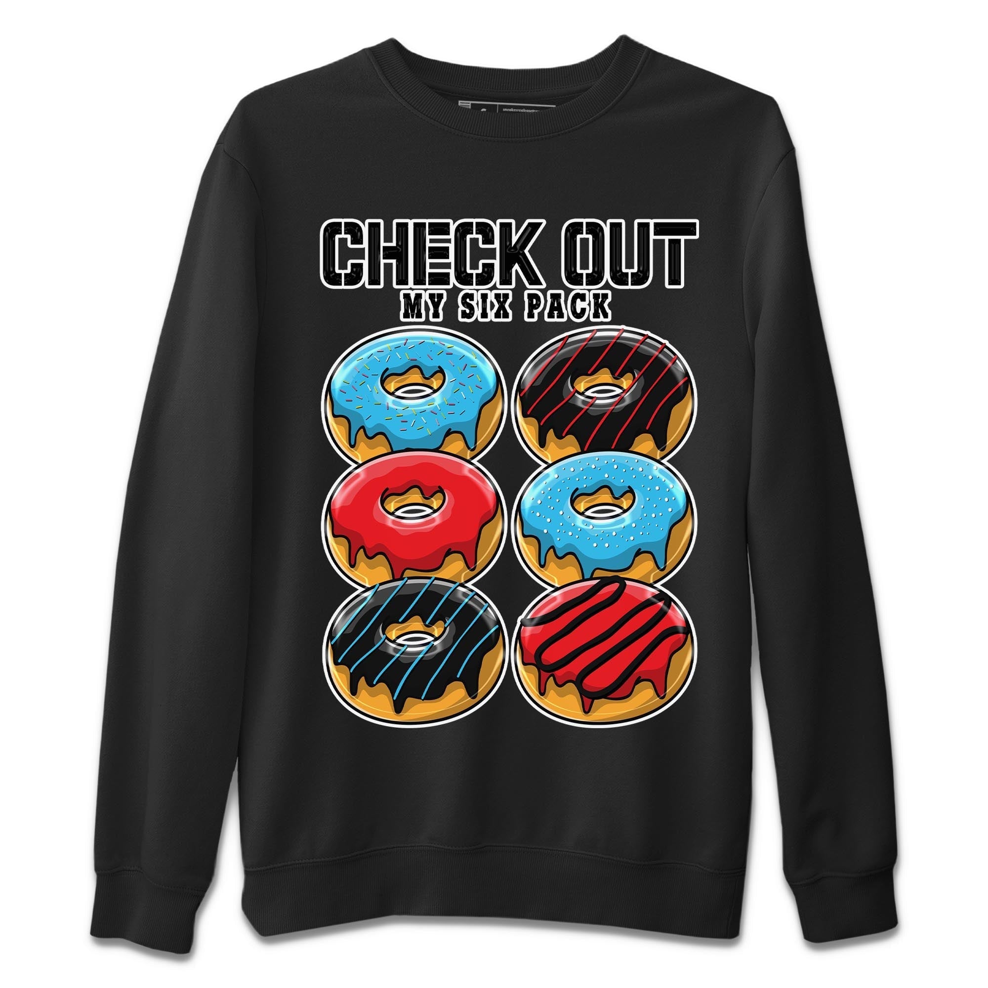 Check Out My Six Pack snkmatch Tee - Air Jordan 1 UNC to Chicago