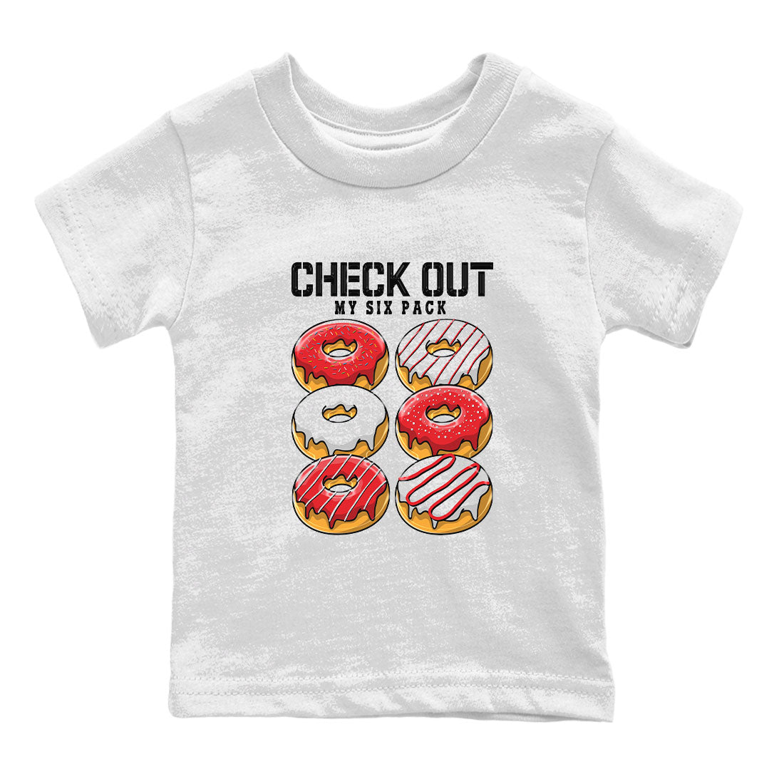 Check Out My Six Pack snkmatch Tee Kids - Air Jordan 1 University Red