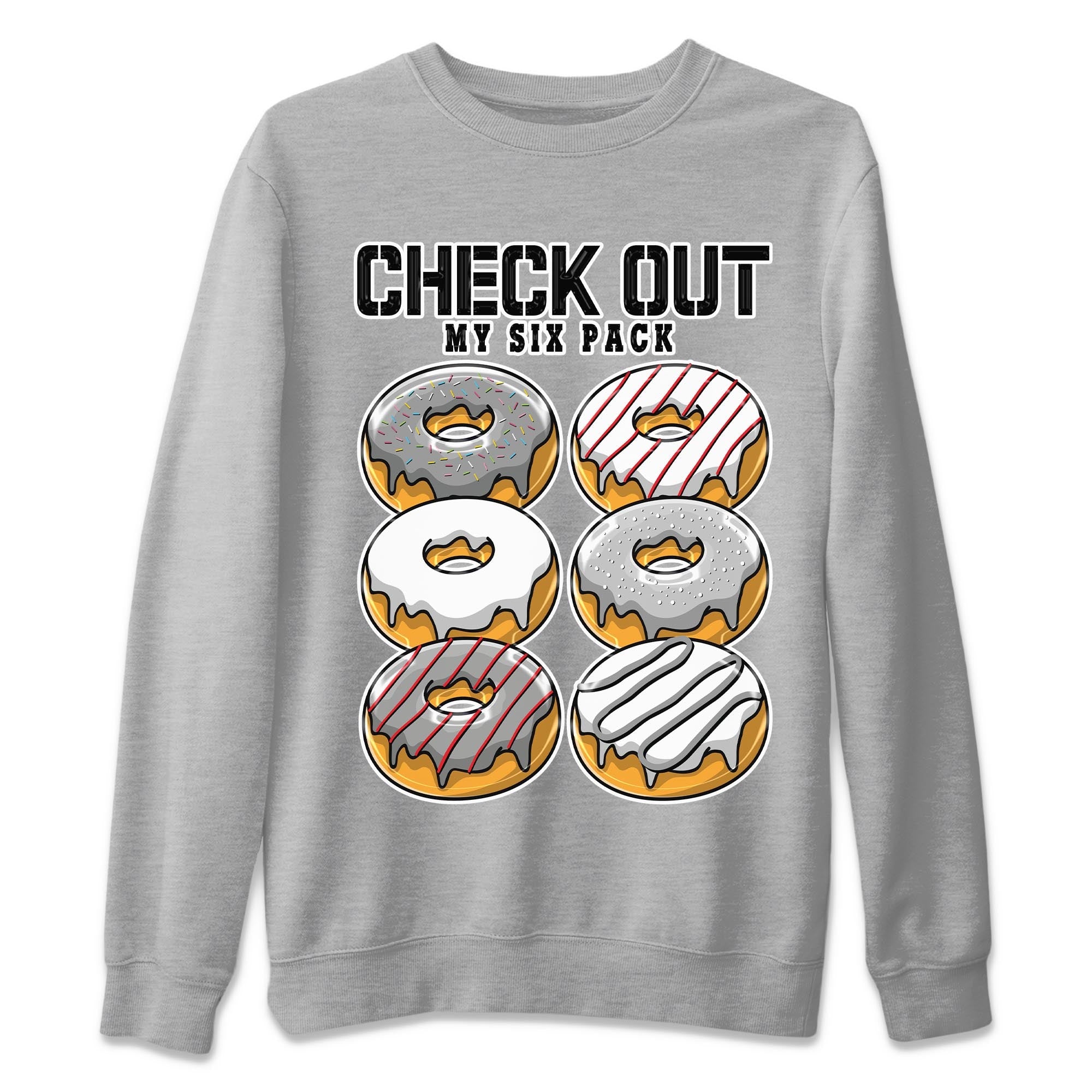 Check Out My Six Pack Unisex Tops - Air Jordan 13 Wolf Grey
