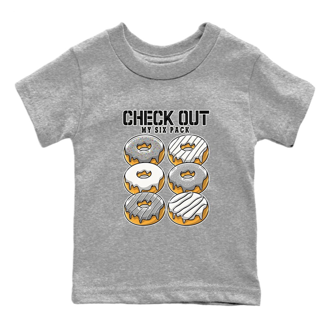 Check Out My Six Pack snkmatch Tee Kids - Air Jordan 4 Frozen Moments