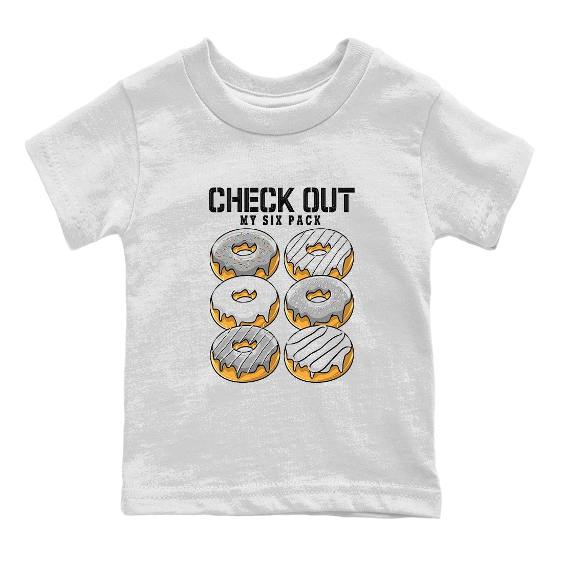 Check Out My Six Pack snkmatch Tee Kids - Air Jordan 4 Frozen Moments
