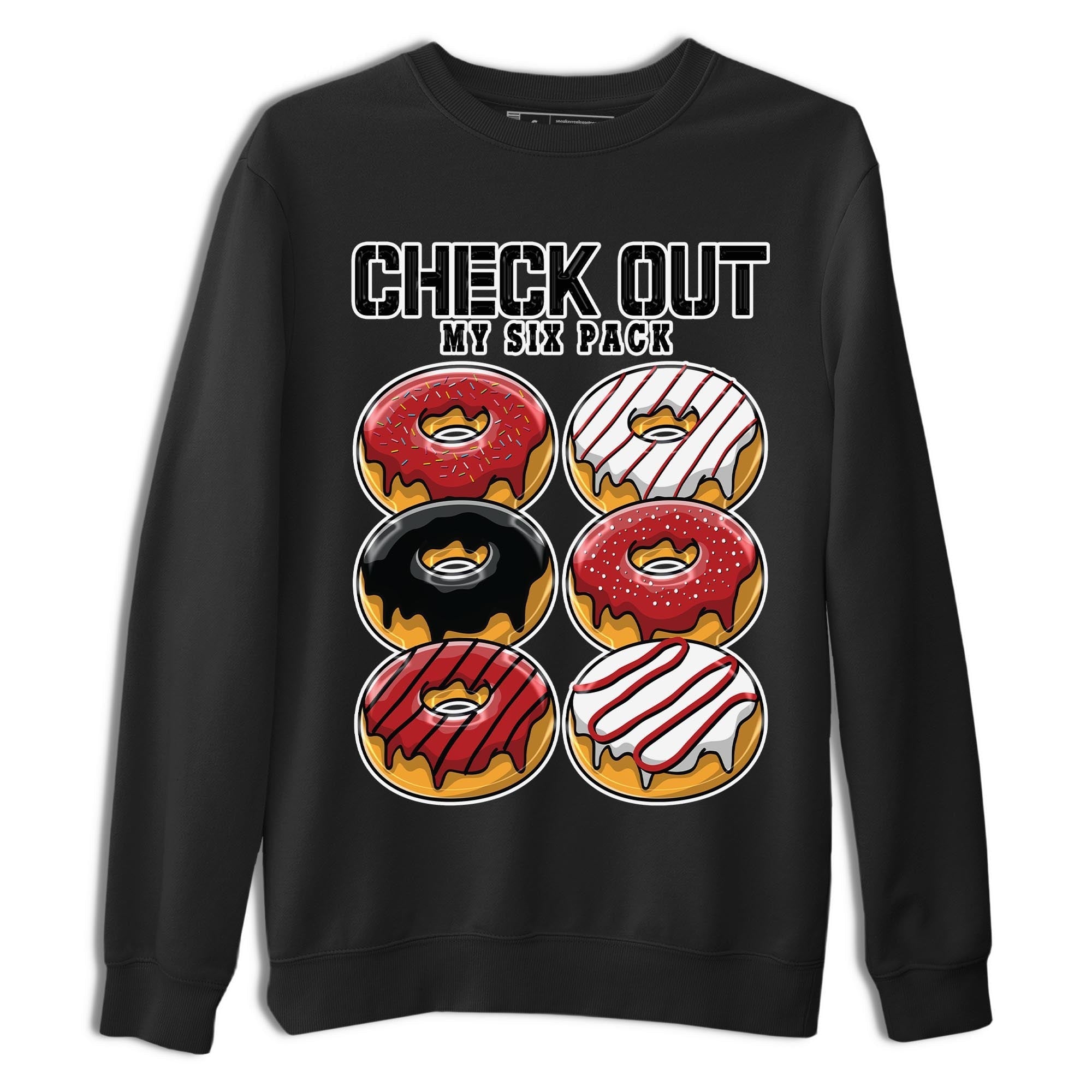 Check Out My Six Pack snkmatch Tee - Air Jordan 4 Red Cement