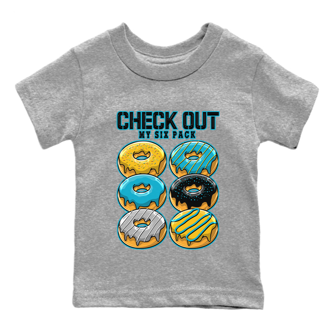 Check Out My Six Pack Kids Tops - Air Jordan 5 Aqua