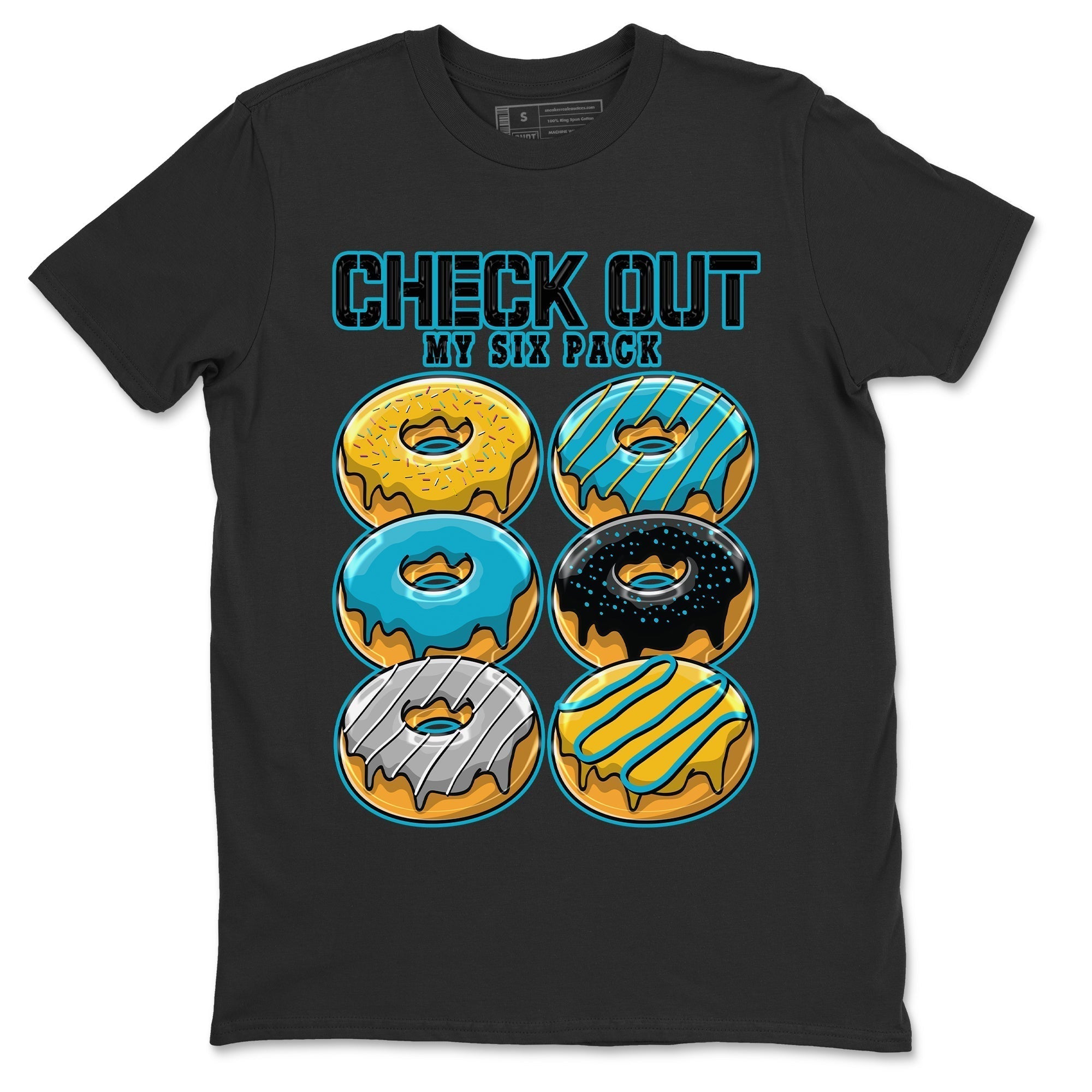 Check Out My Six Pack Unisex Tops - Air Jordan 5 Aqua