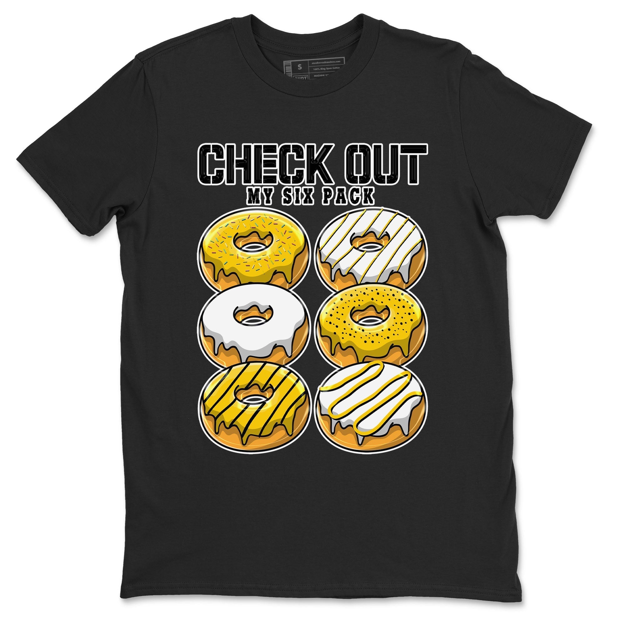 Check Out My Six Pack snkmatch Tees - Air Jordan 6 Yellow Ochre