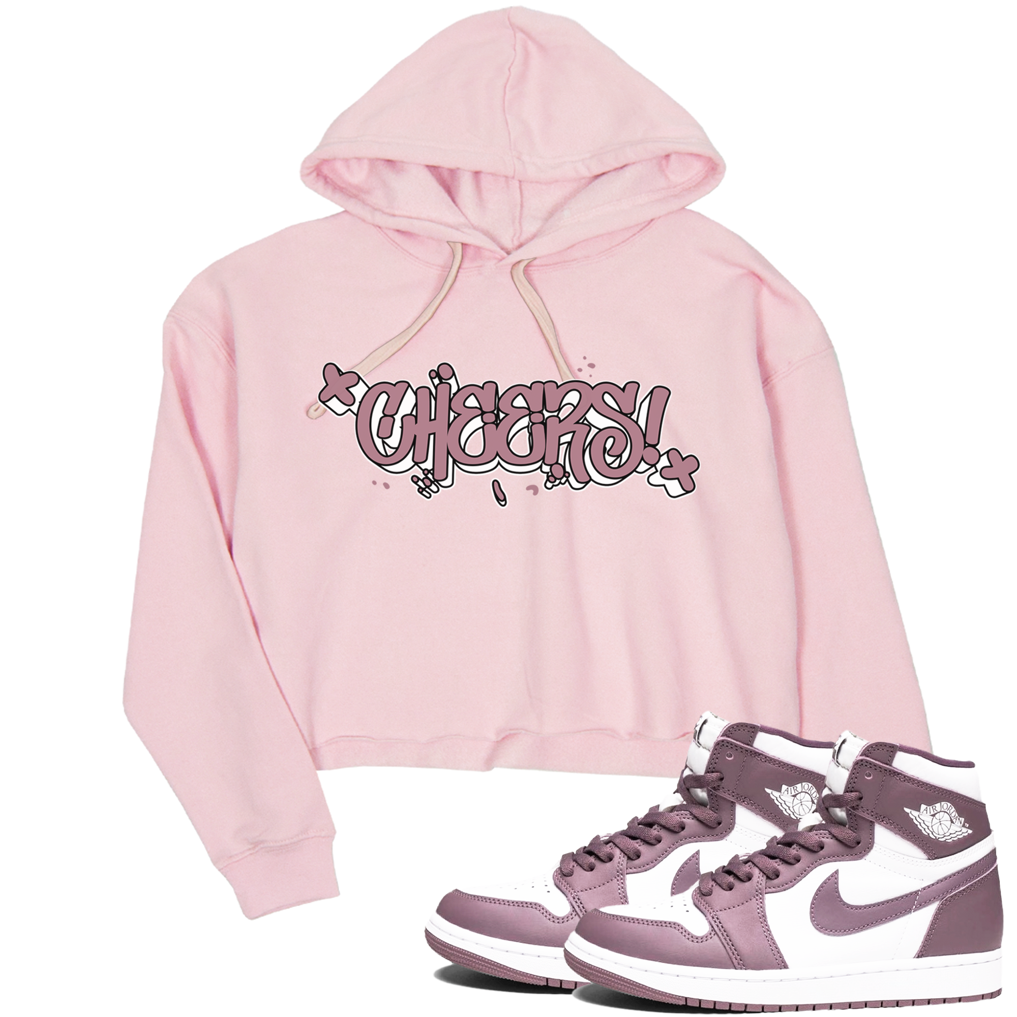 Cheers snkmatch Women's Top - Air Jordan 1 Mauve