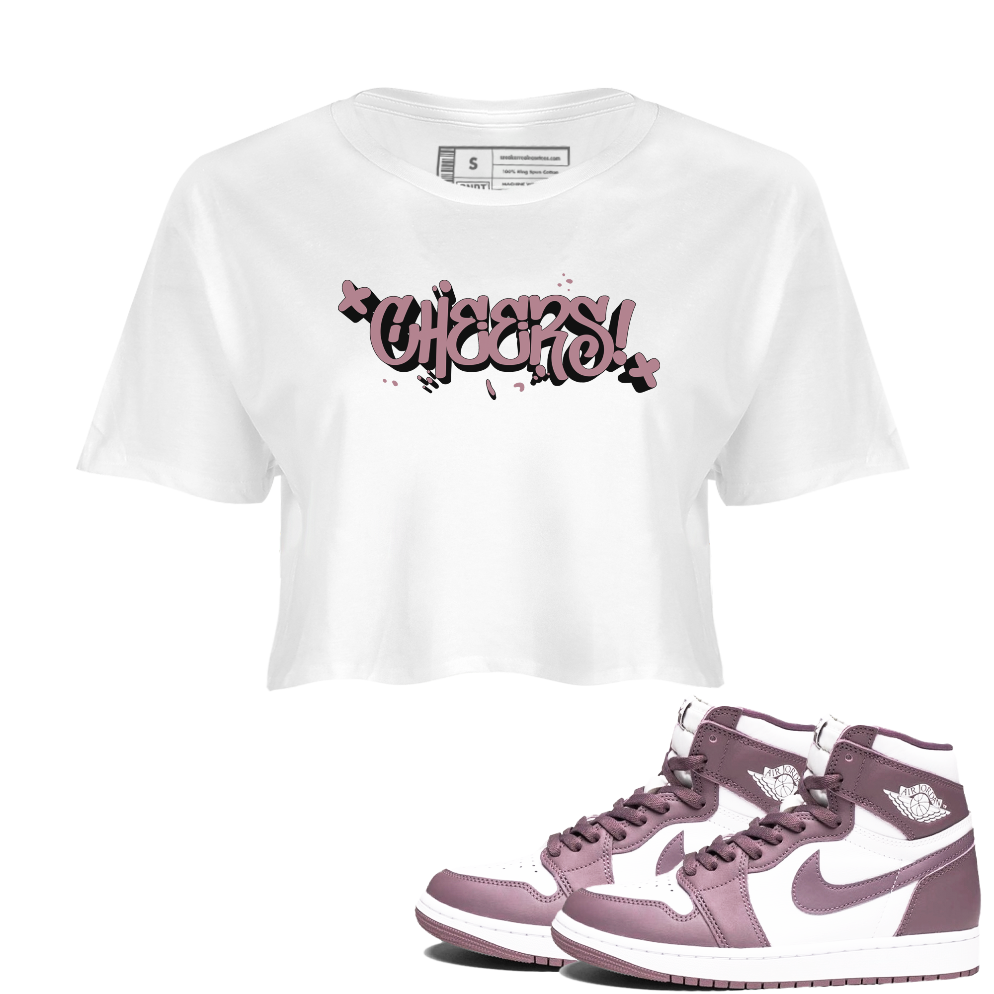 Cheers snkmatch Women's Top - Air Jordan 1 Mauve