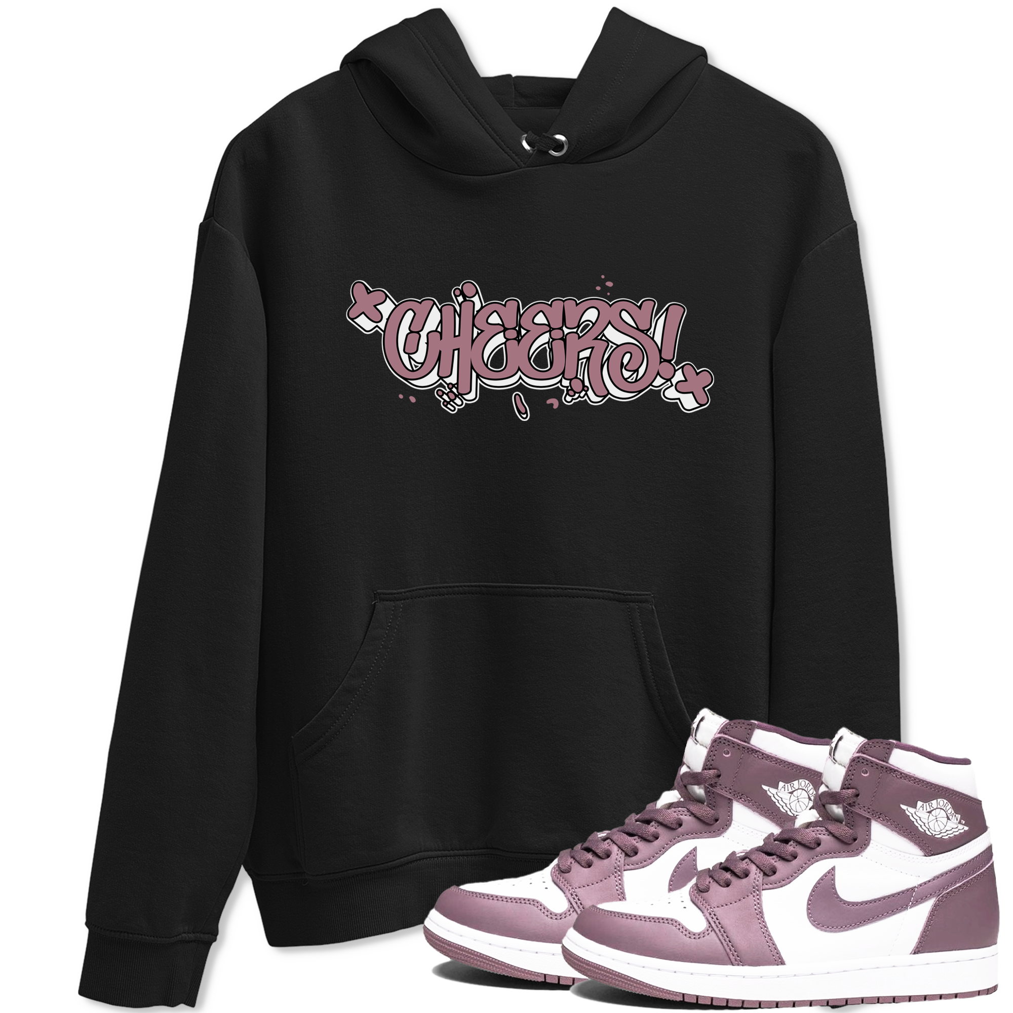 Cheers snkmatch Tee - Air Jordan 1 Mauve
