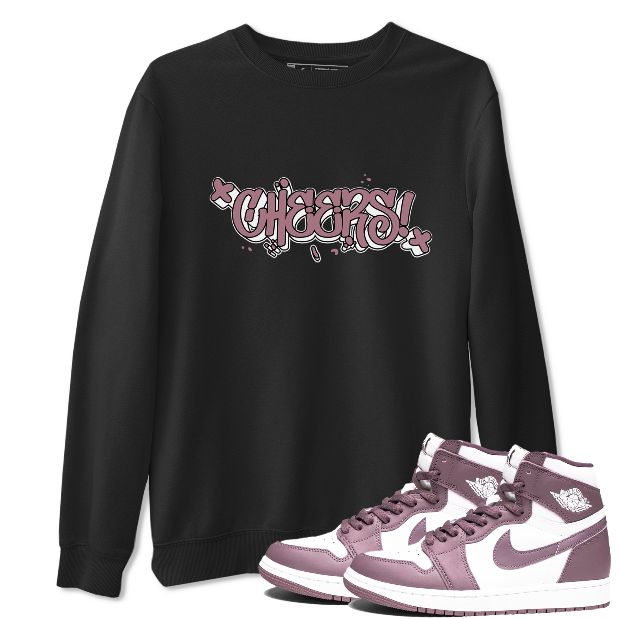 Cheers snkmatch Tee - Air Jordan 1 Mauve