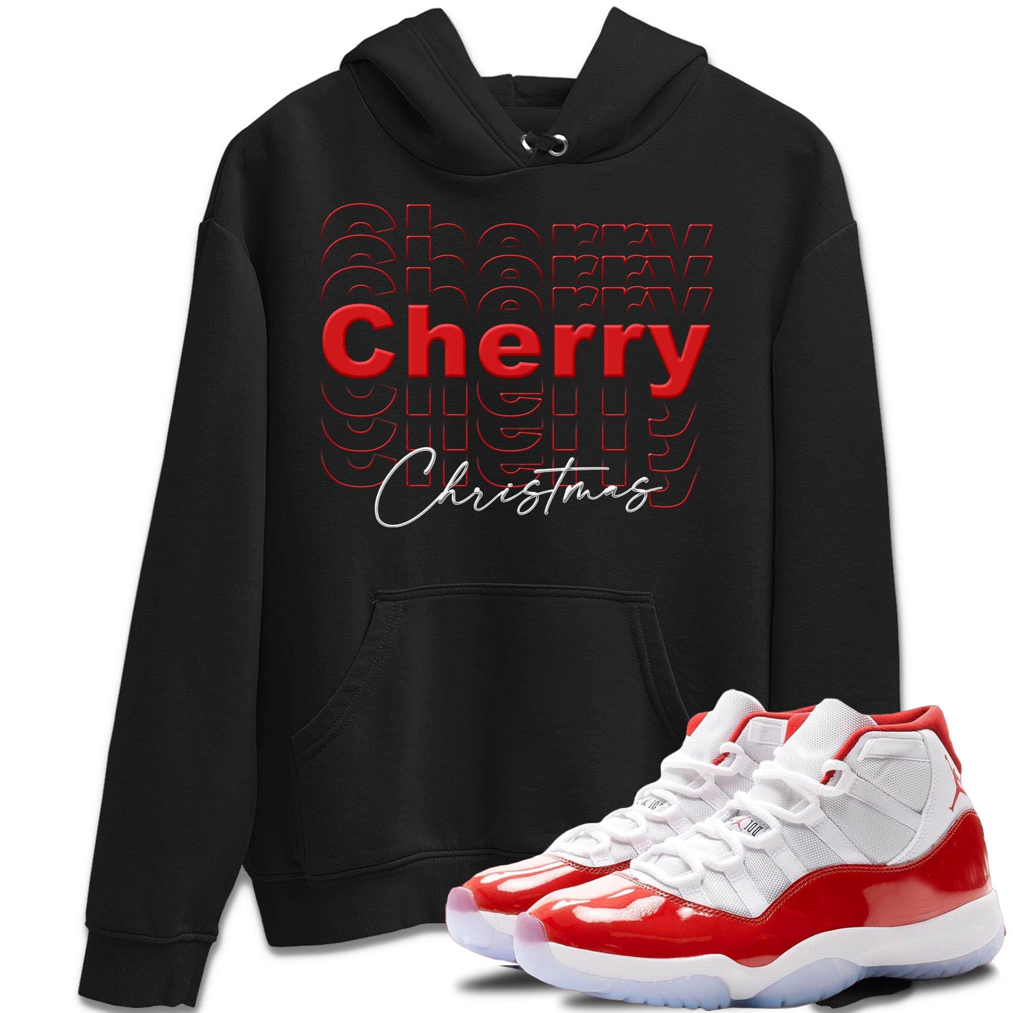 Cherry Christmas Unisex Tops - Air Jordan 11 Cherry