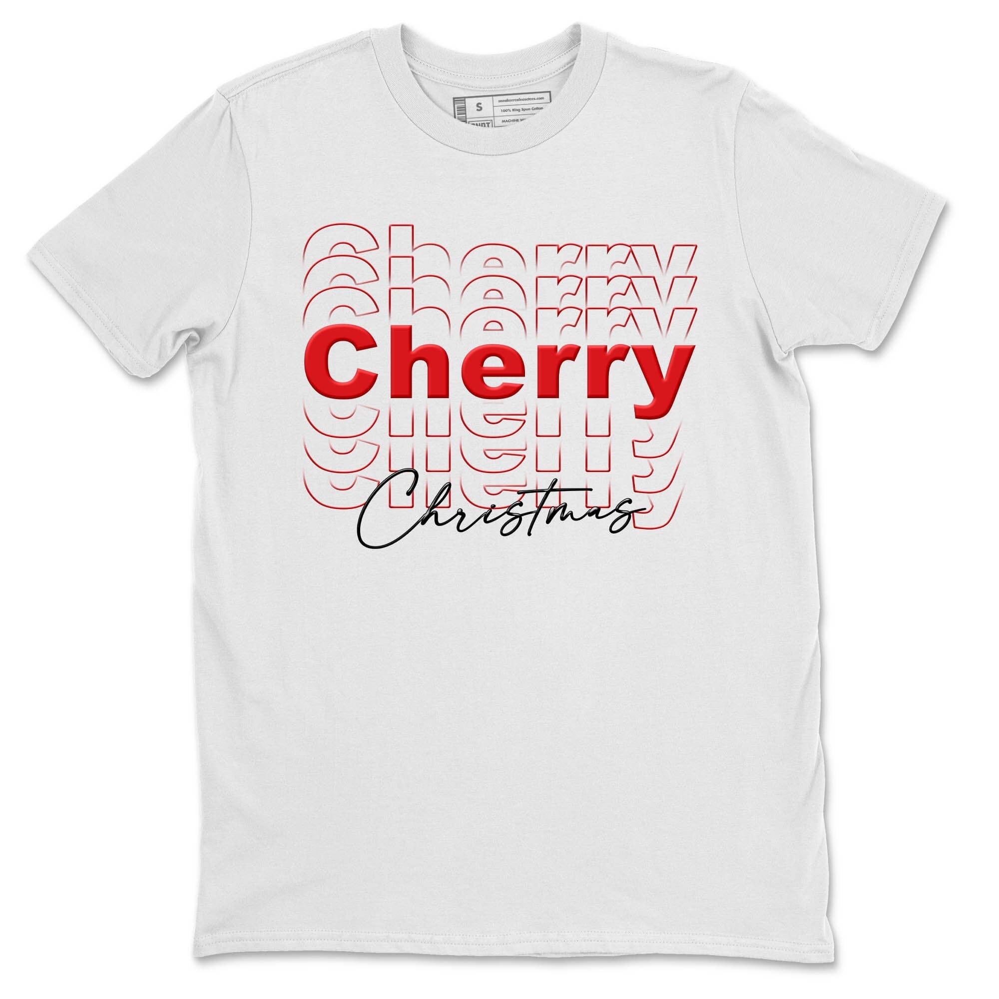 Cherry Christmas Unisex Tops - Air Jordan 11 Cherry