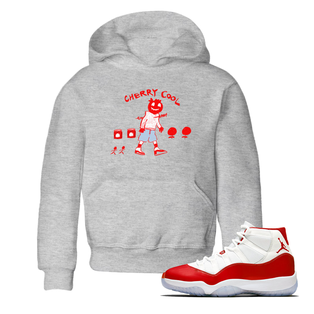 Cherry Cool snkmatch Tees Kids - Air Jordan 11 Cherry