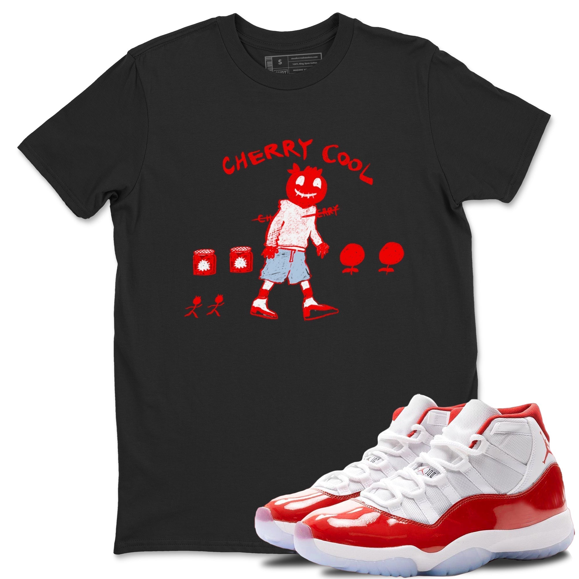 Cherry Cool snkmatch Tees - Air Jordan 11 Cherry