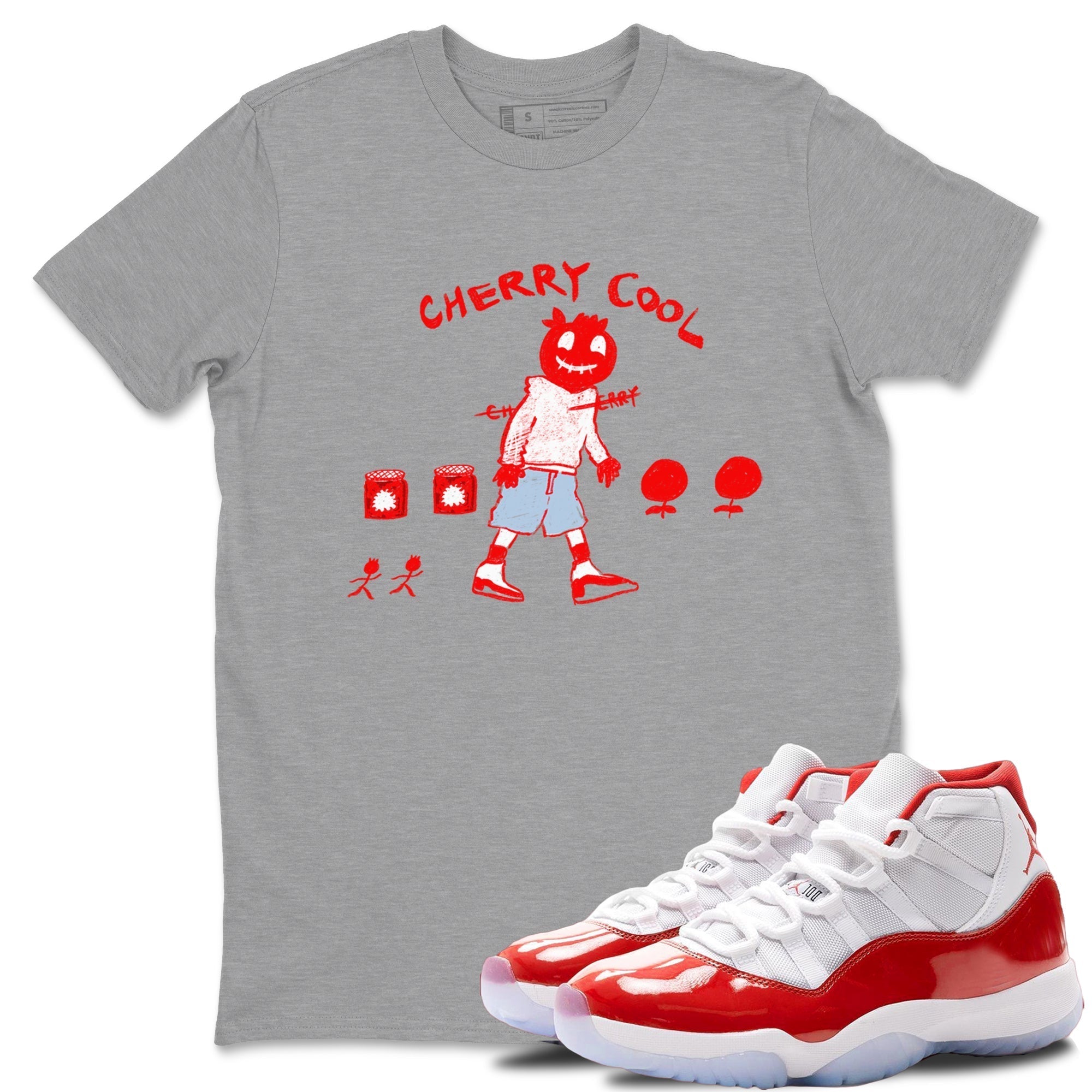 Cherry Cool snkmatch Tees - Air Jordan 11 Cherry