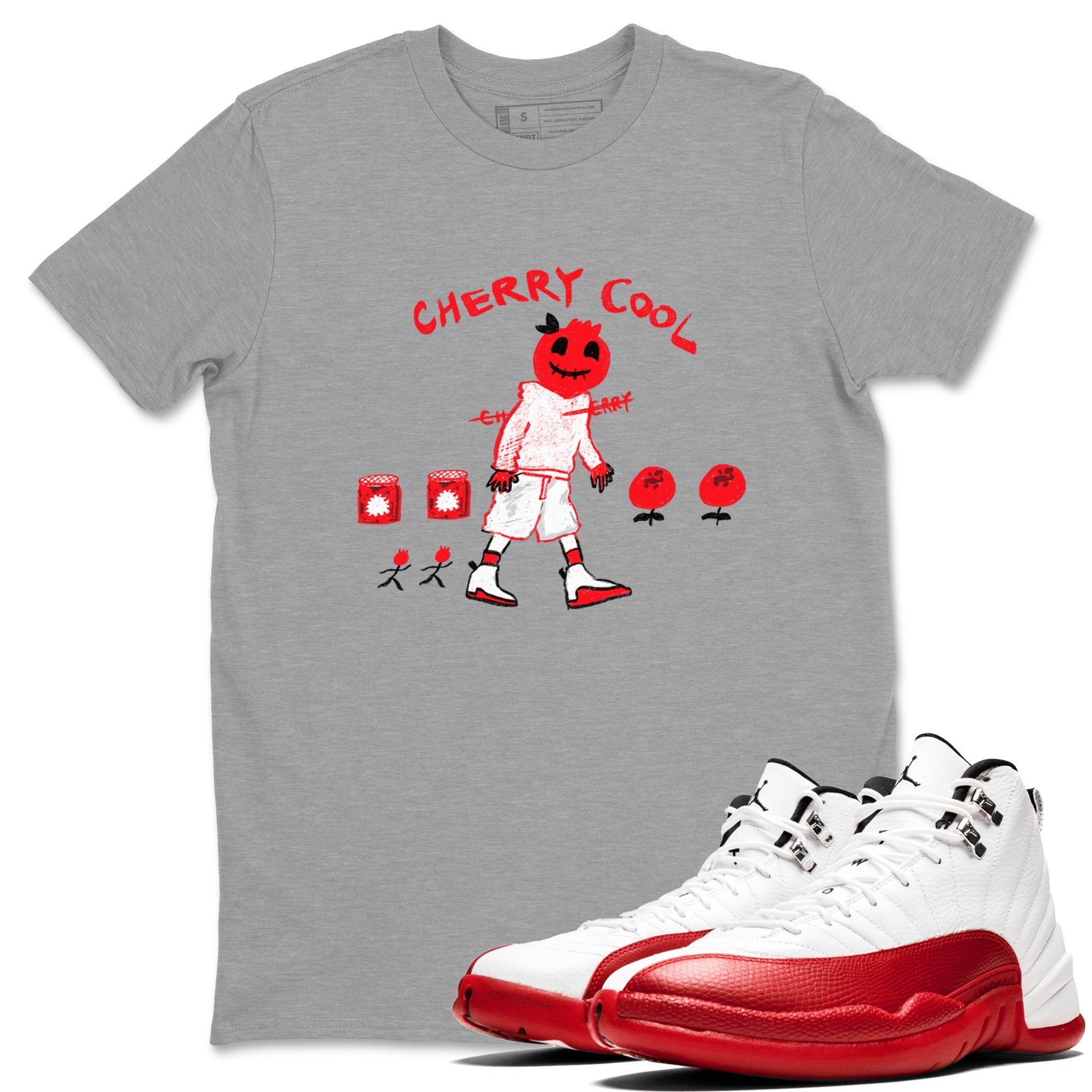 Cherry Cool snkmatch Tees - Air Jordan 12 Cherry