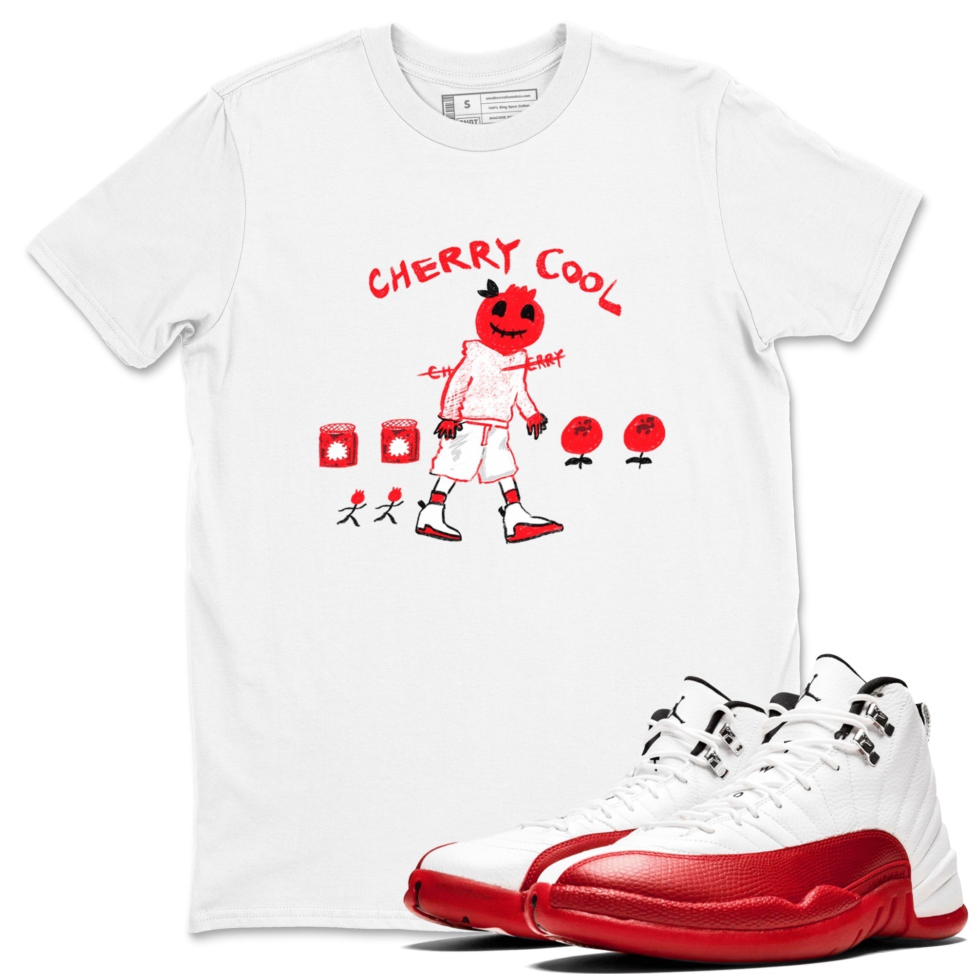 Cherry Cool snkmatch Tees - Air Jordan 12 Cherry
