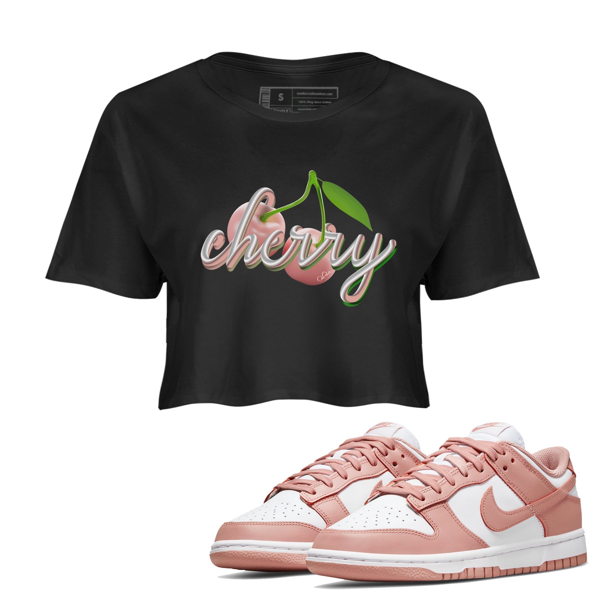 Cherry snkmatch Women's Top - Dunk Rose Whisper