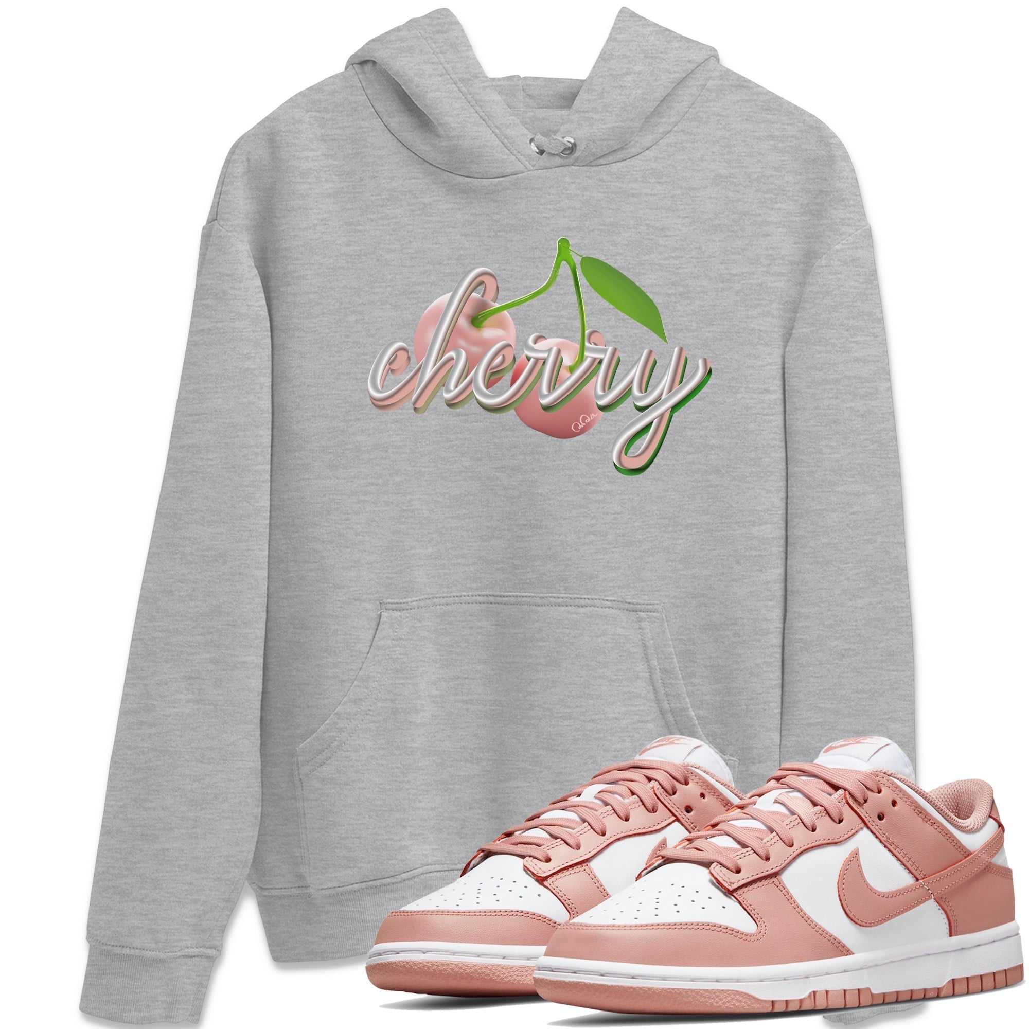 Cherry snkmatch Tee - Dunk Rose Whisper