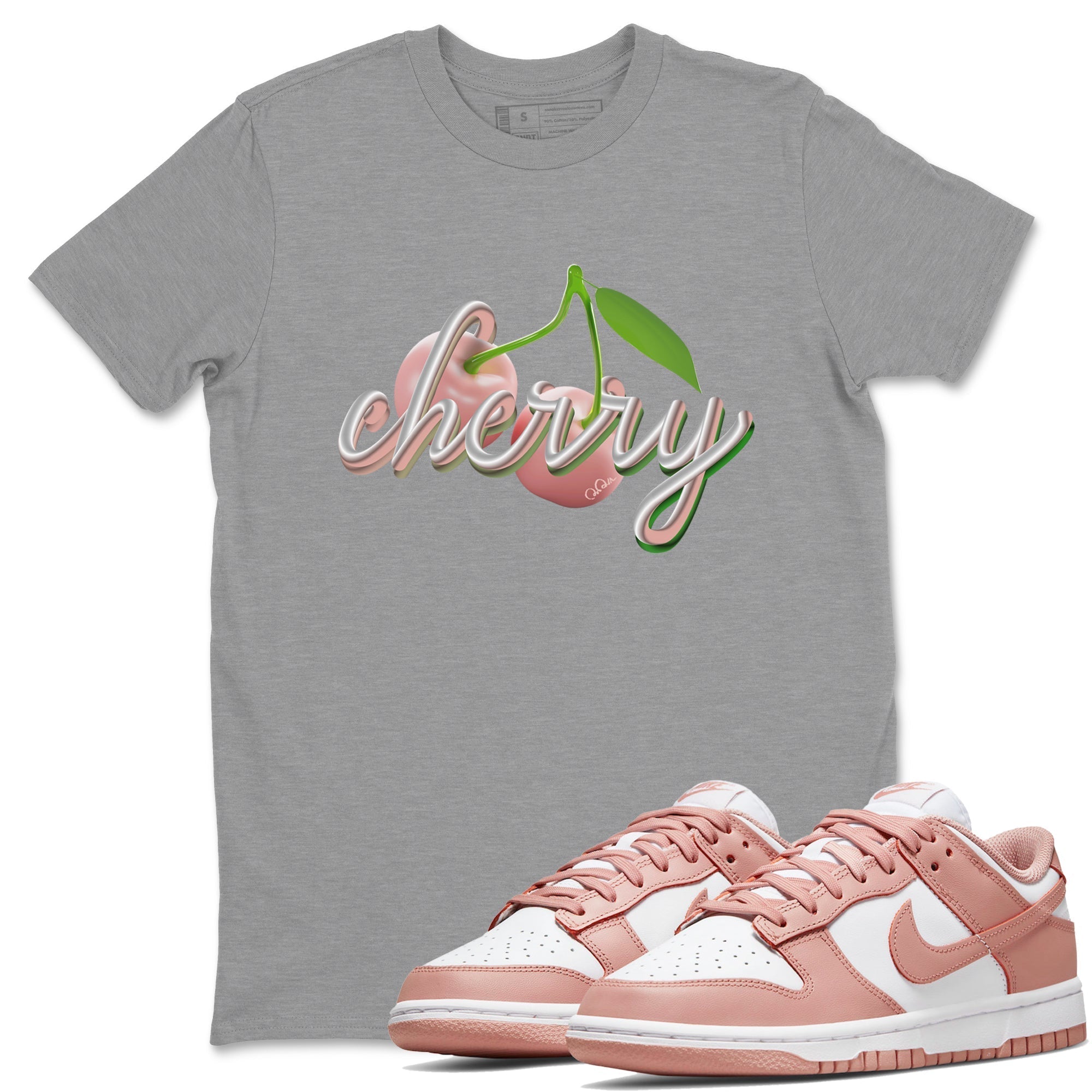 Cherry snkmatch Tee - Dunk Rose Whisper