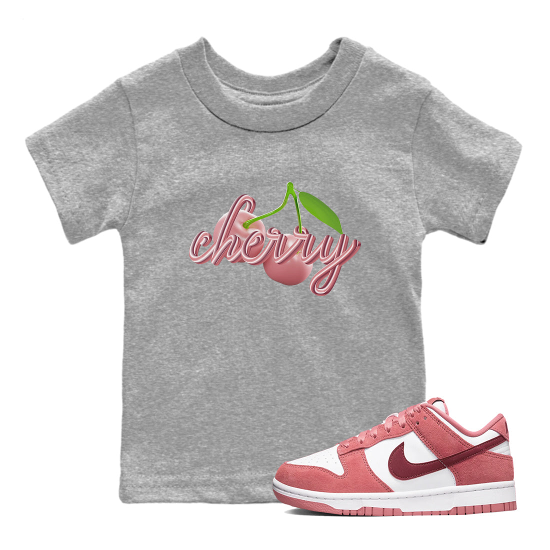Cherry snkmatch Tee Kids - Dunk Valentines Day 2024