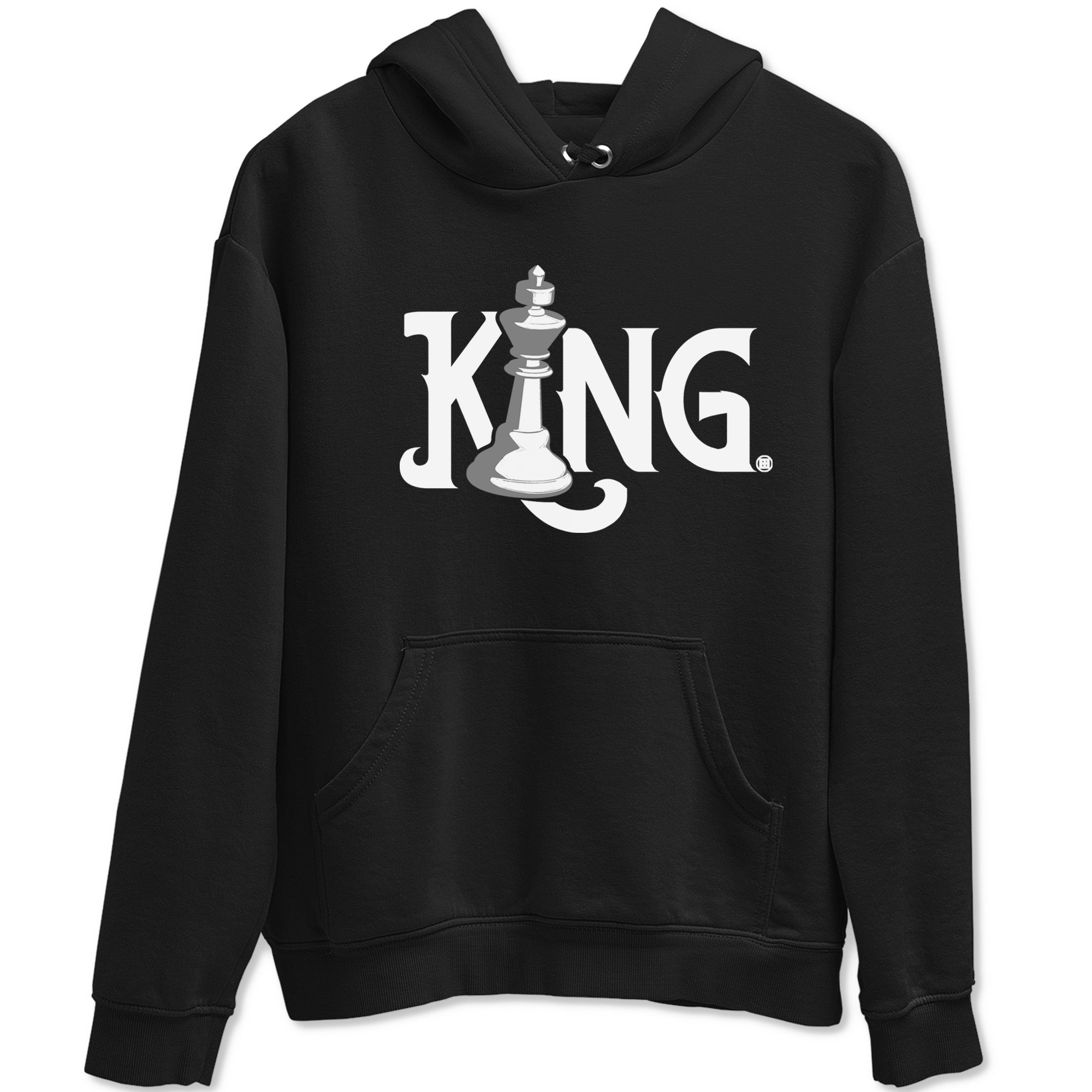 Chess King snkmatch Tees - Air Jordan 1 Wolf Grey
