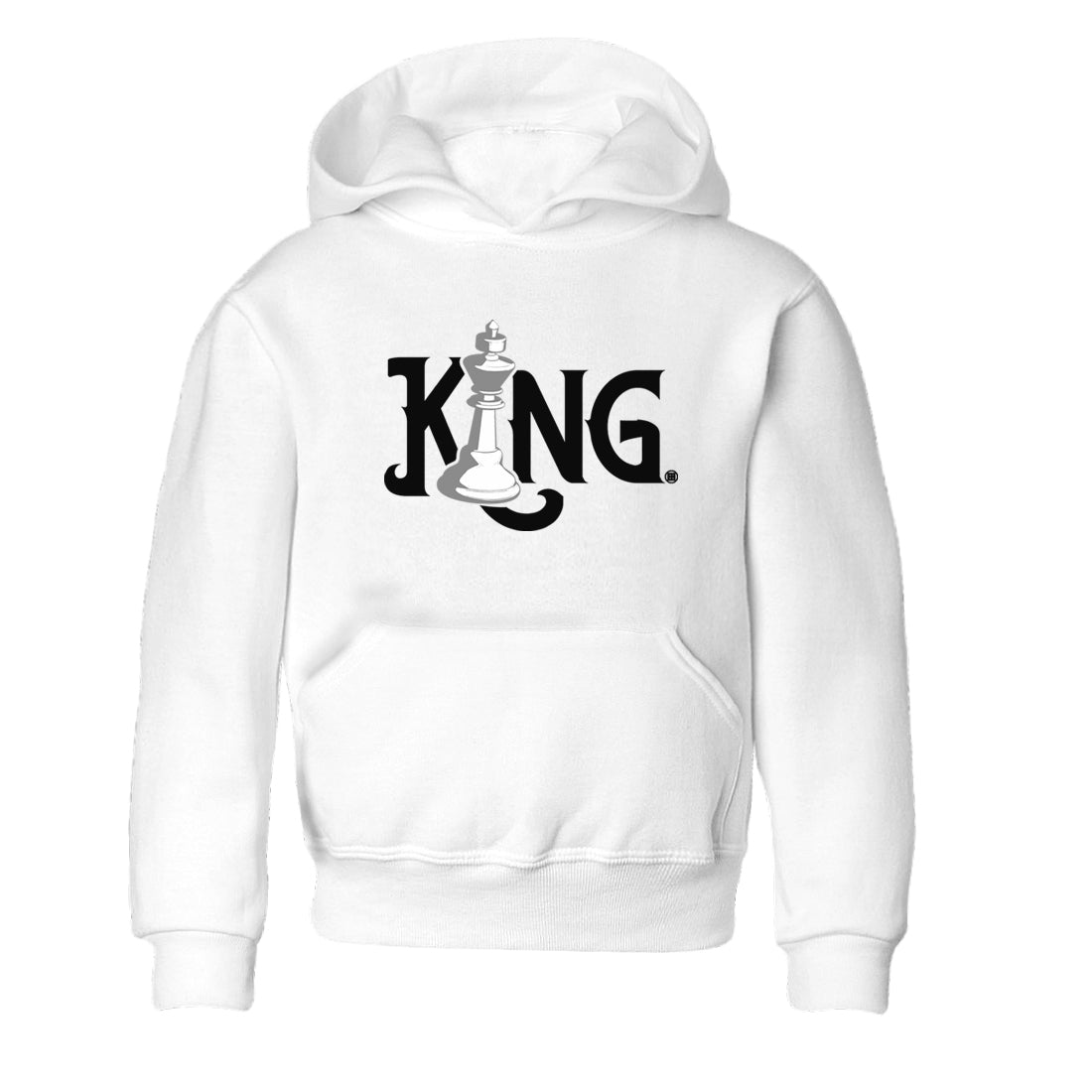 Chess King snkmatch Tees Kids - Air Jordan 1 Wolf Grey