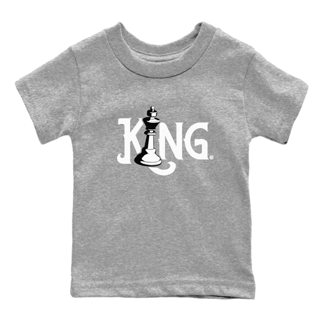 Chess King snkmatch Tees Kids - Air Jordan 1 Wolf Grey