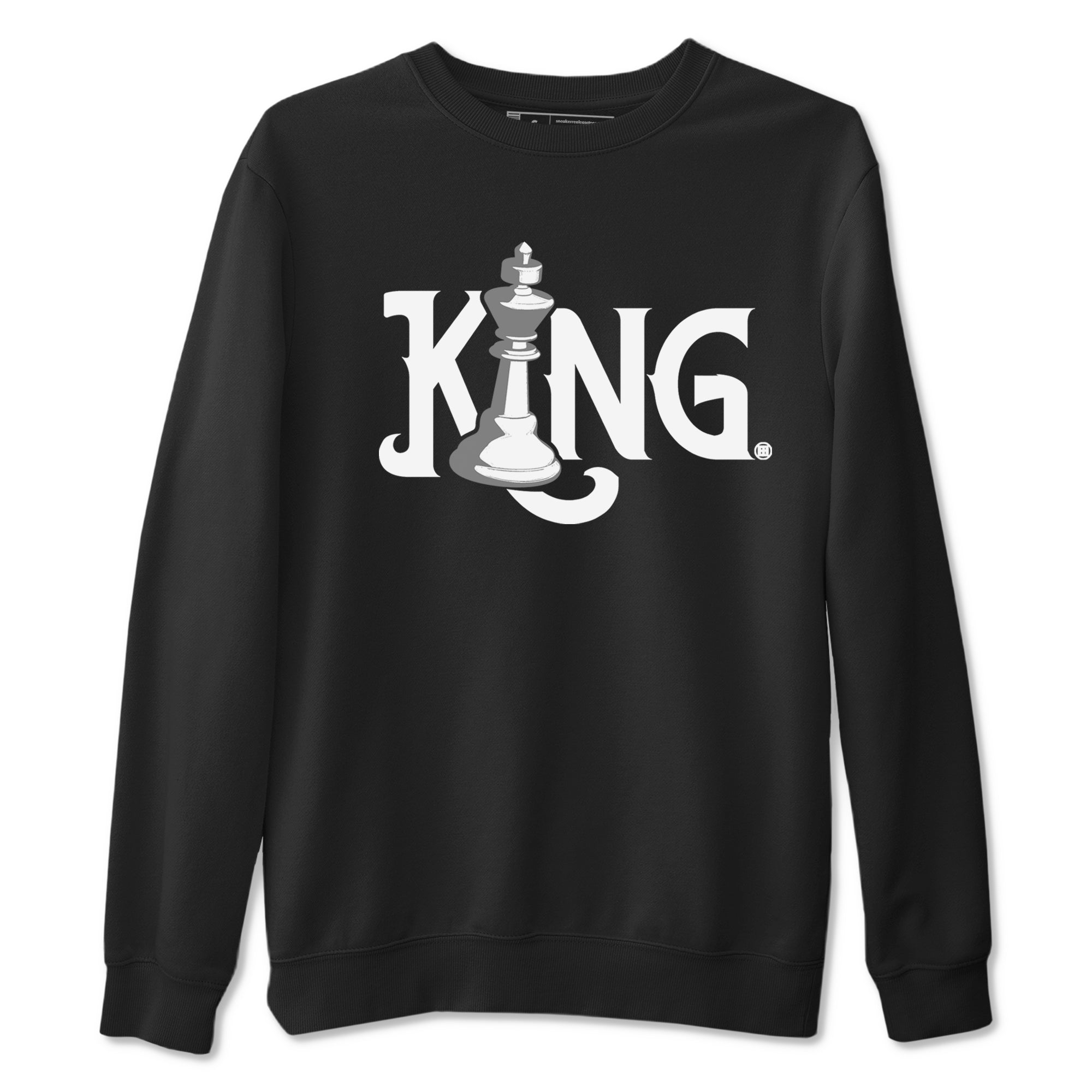 Chess King snkmatch Tees - Air Jordan 1 Wolf Grey