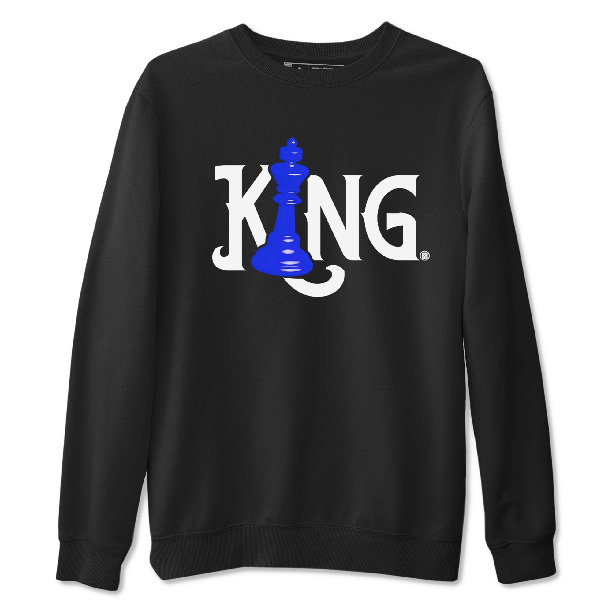 Chess King snkmatch Tees - Air Jordan 12 Blueberry