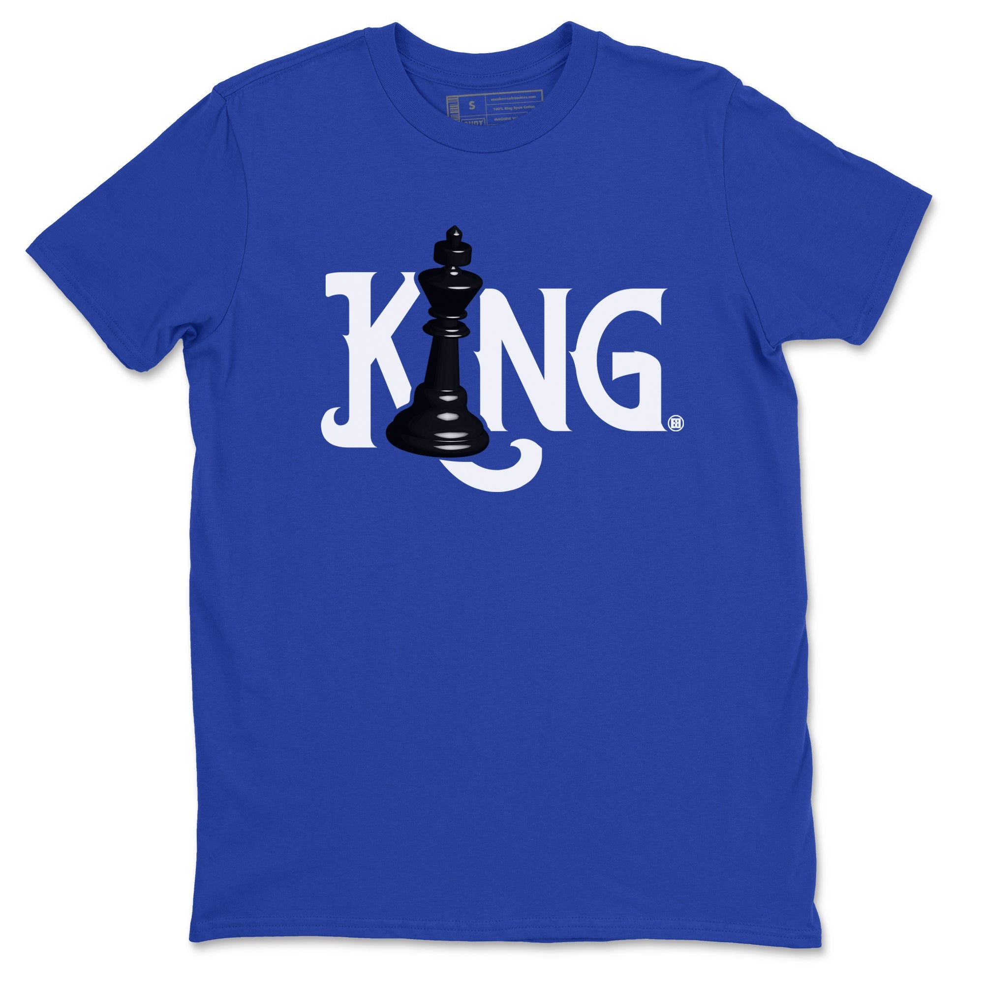 Chess King snkmatch Tees - Air Jordan 12 Blueberry