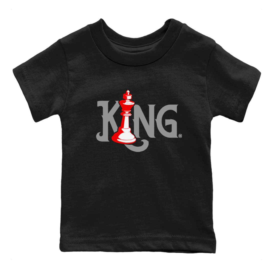 Chess King snkmatch Tees Kids - Air Jordan 4 Bred Reimagined