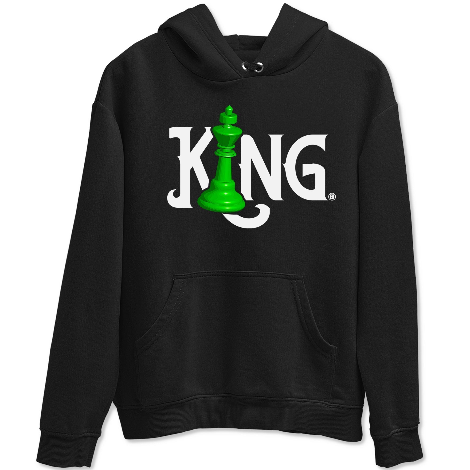 Chess King snkmatch Tees - Air Jordan 5 Lucky Green