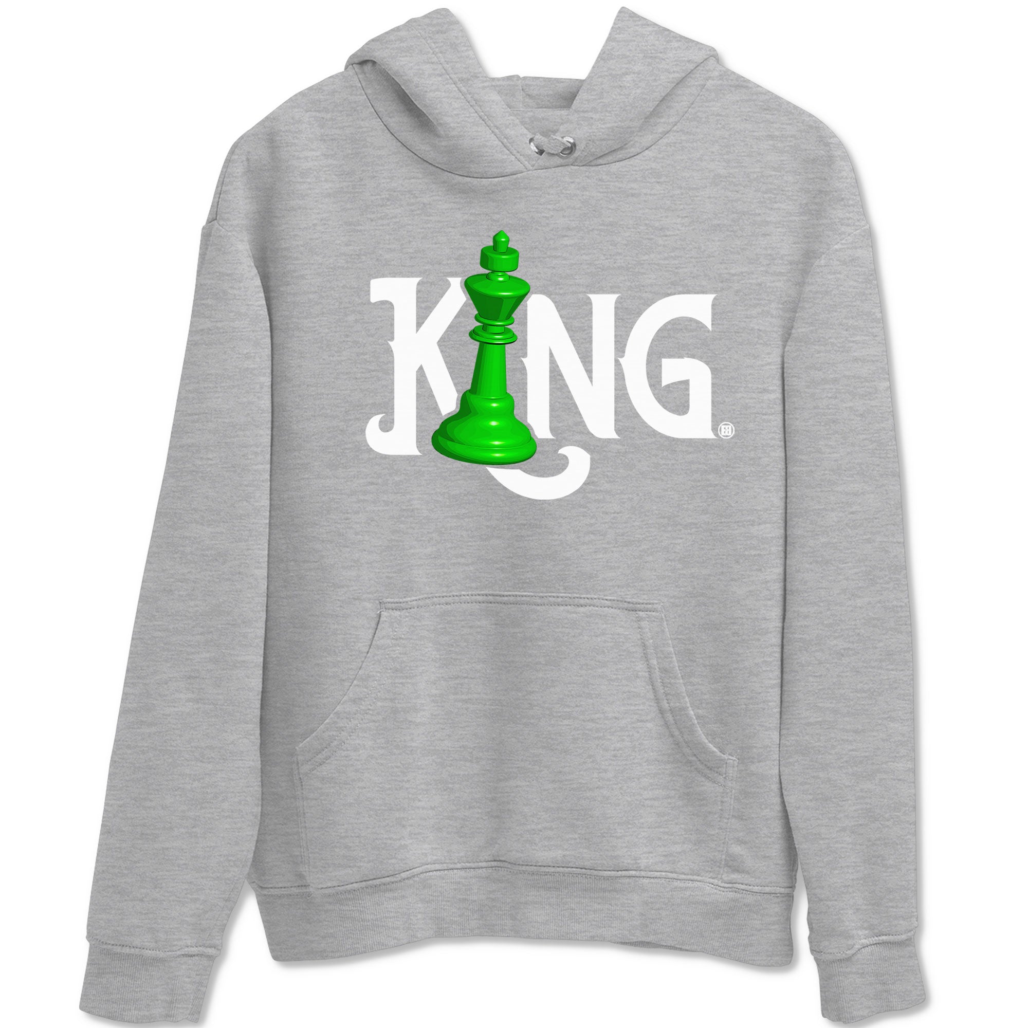 Chess King snkmatch Tees - Air Jordan 5 Lucky Green