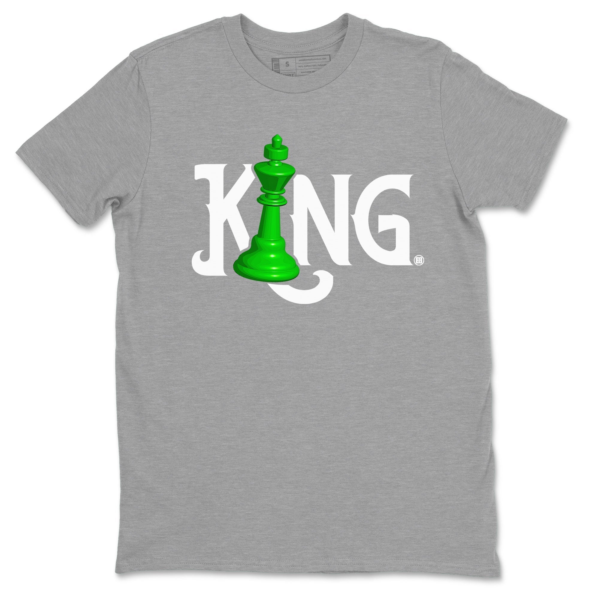 Chess King snkmatch Tees - Air Jordan 5 Lucky Green