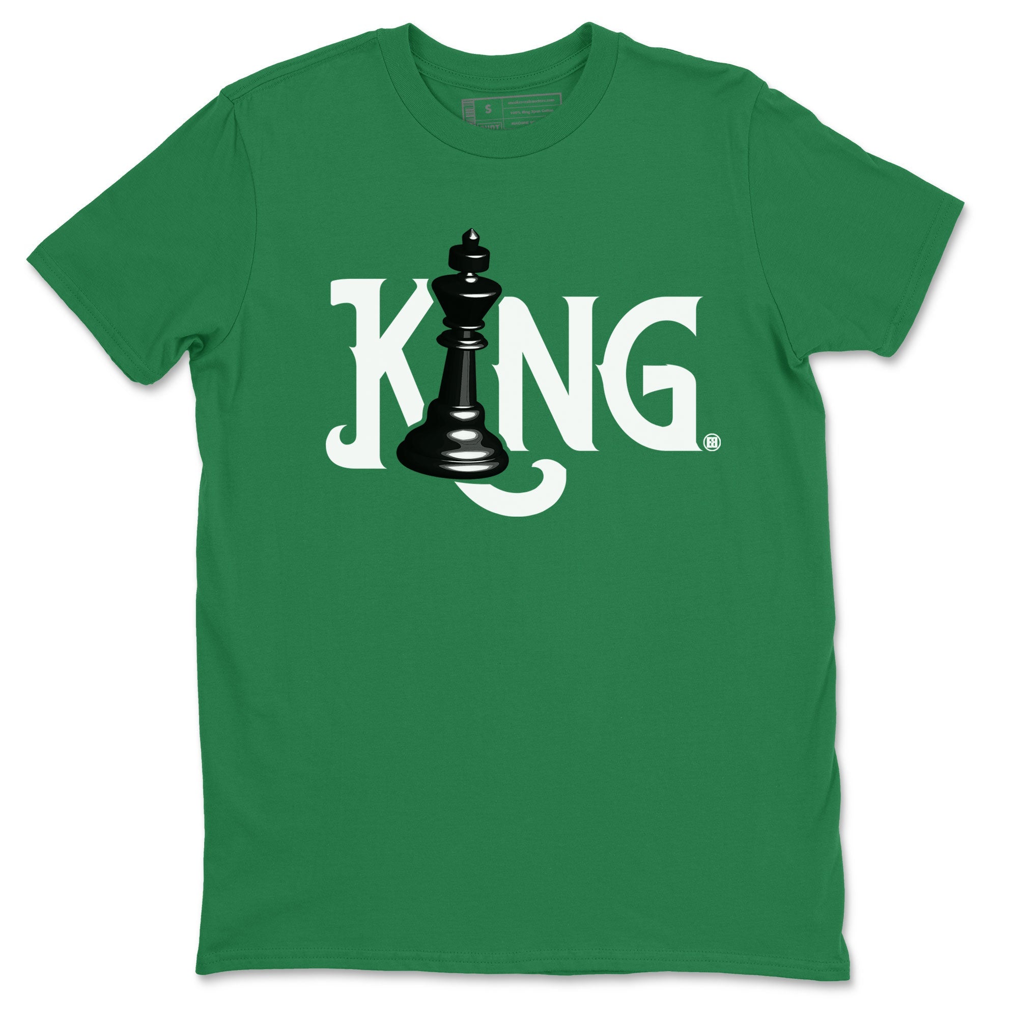 Chess King snkmatch Tees - Air Jordan 5 Lucky Green