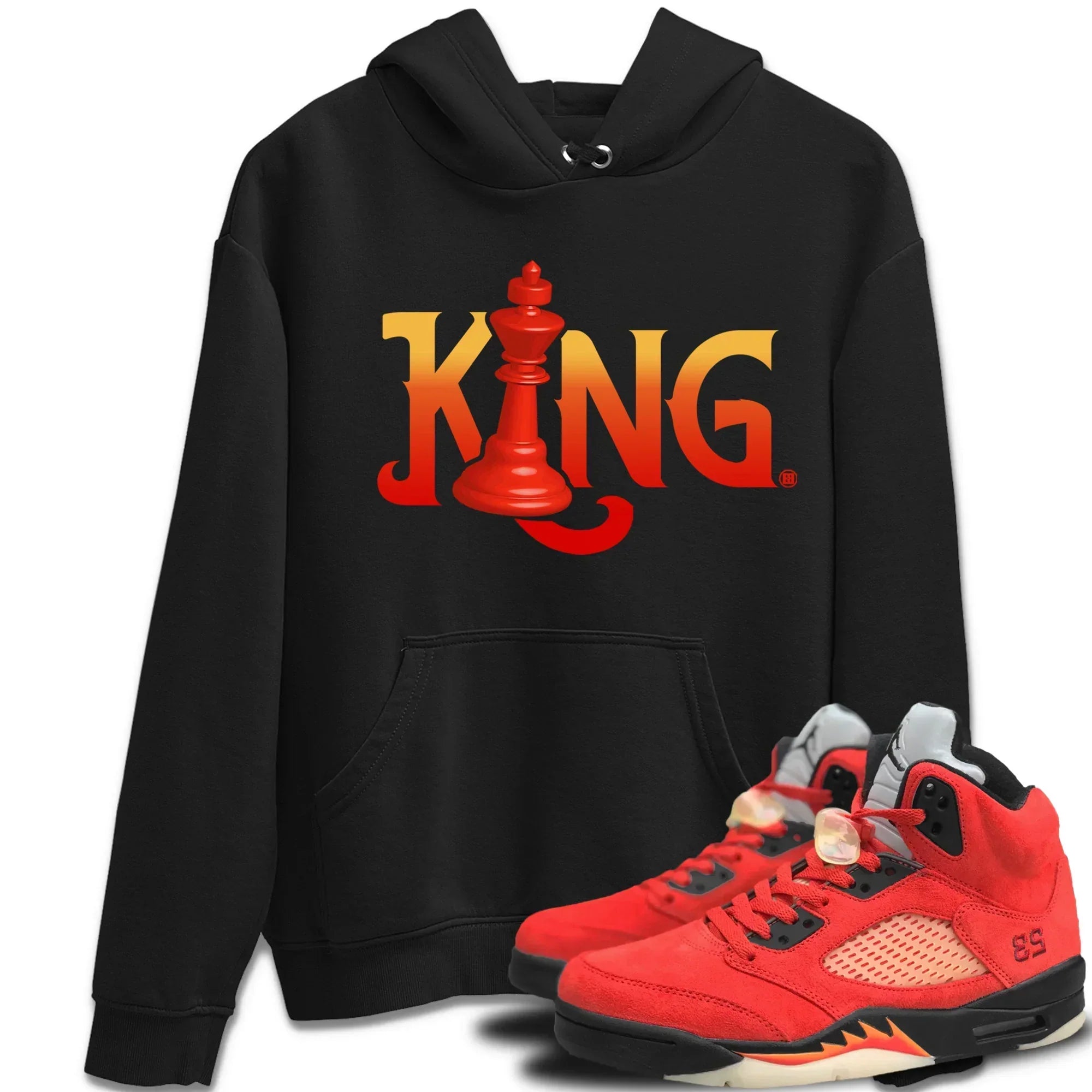 Chess King Unisex Tops - Air Jordan 5 Mars For Her